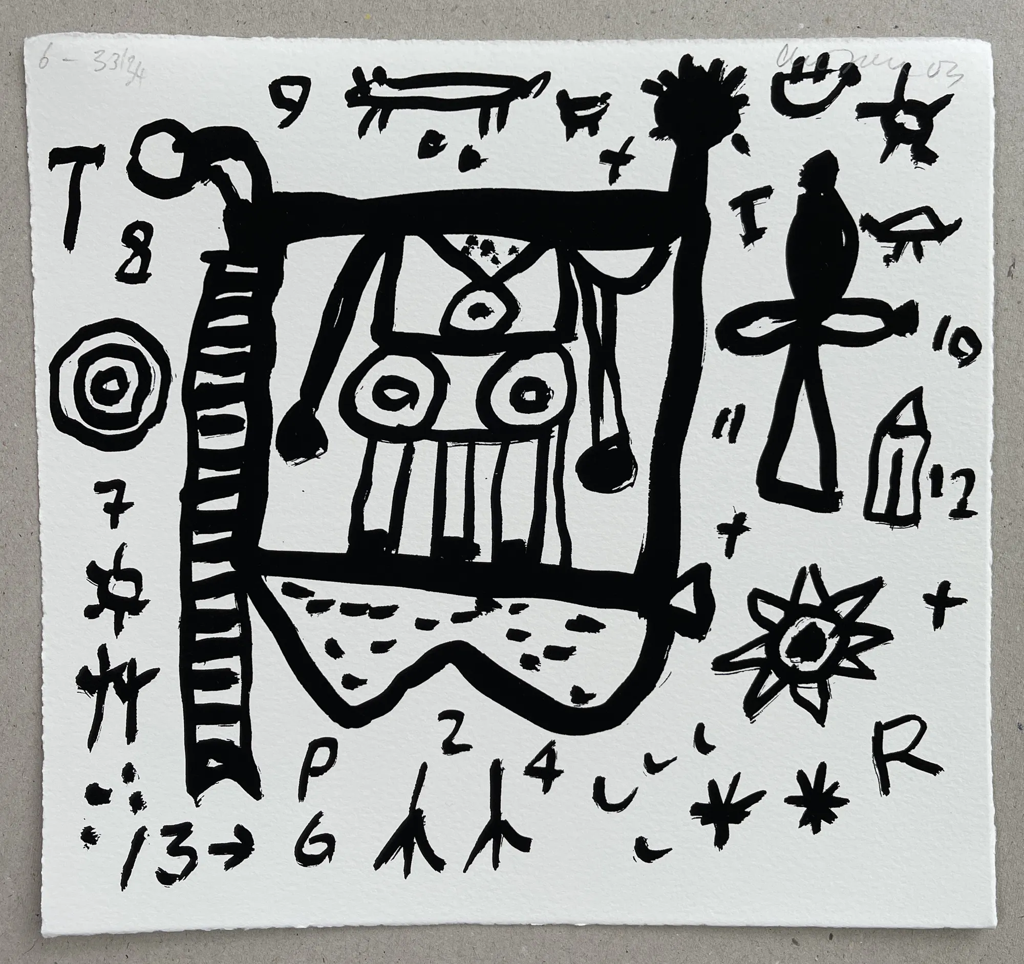 Alan Davie, 34 Variations on a Theme, 06, 2003