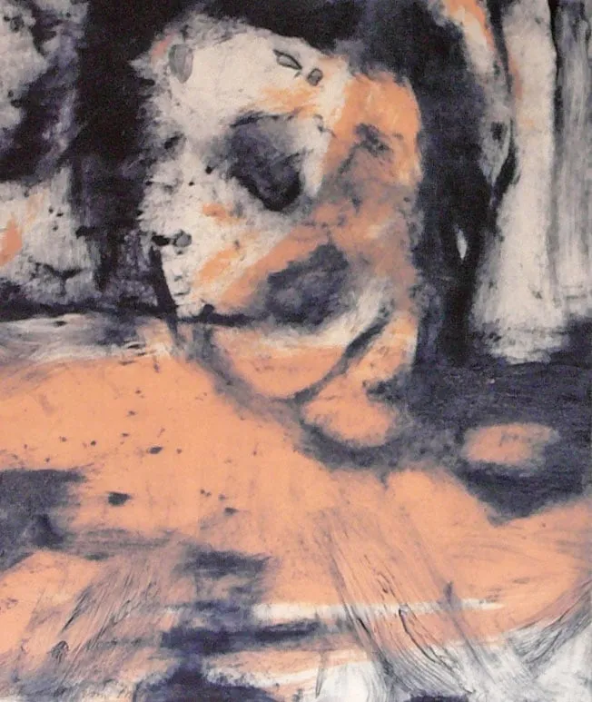 Hughie O'Donoghue, Postcard from Milan VI, 2003