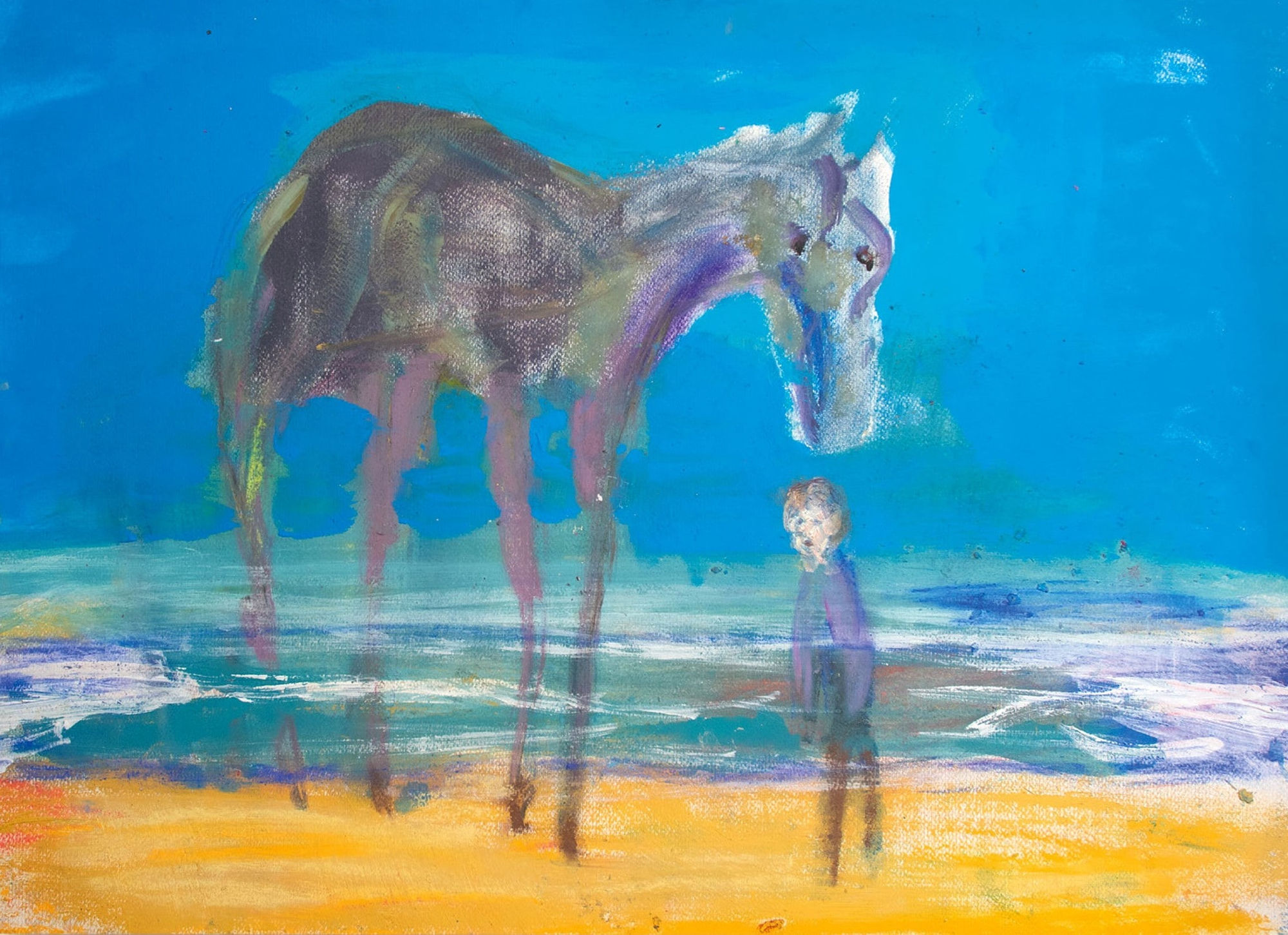 Andrew Litten, Boy and Horse , 2023