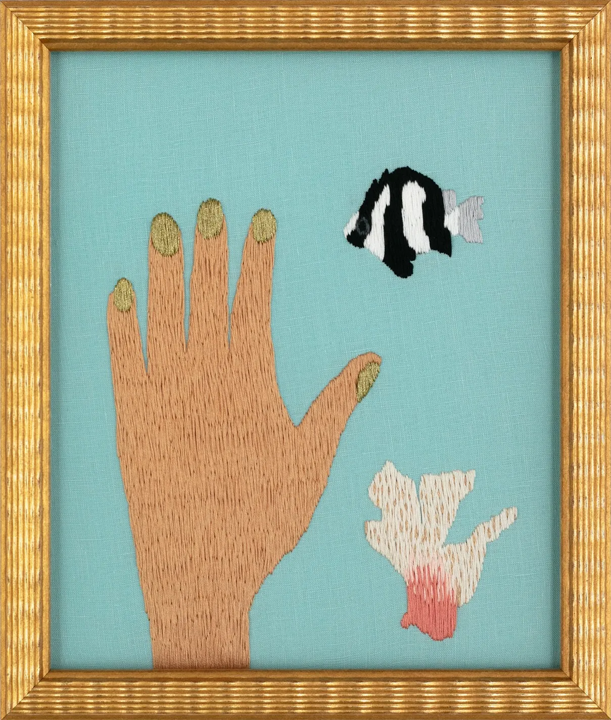 Erica van Zon, My Hand Swimming at the Reef, 2024
