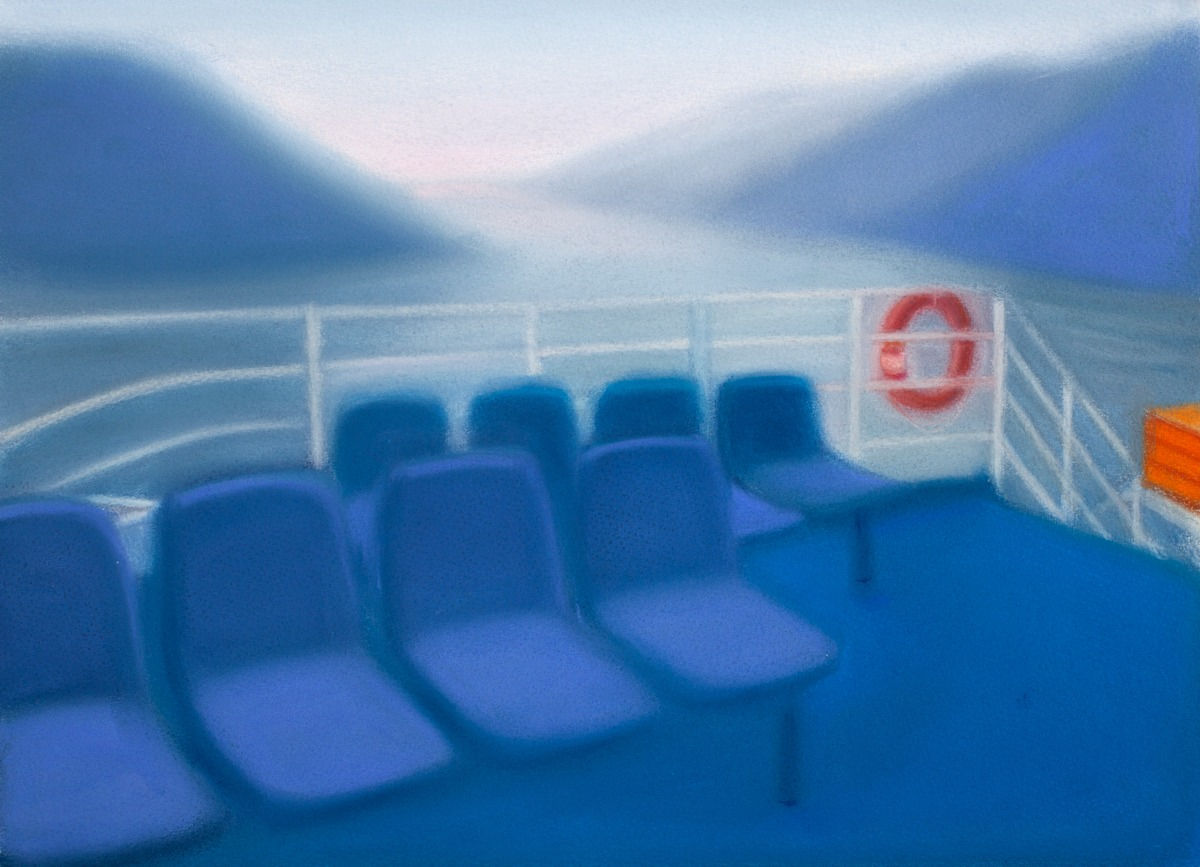 Lucy O'Doherty, A farewell on the slow ferry , 2018