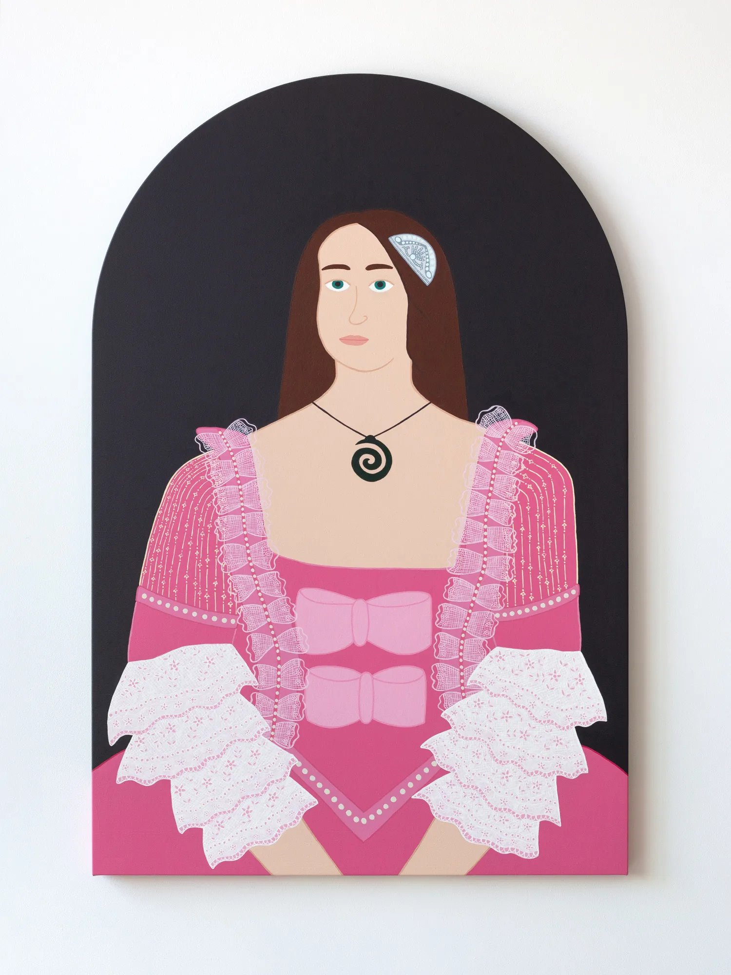 Ayesha Green, Self-portrait as Queen Charlotte (#4), 2025