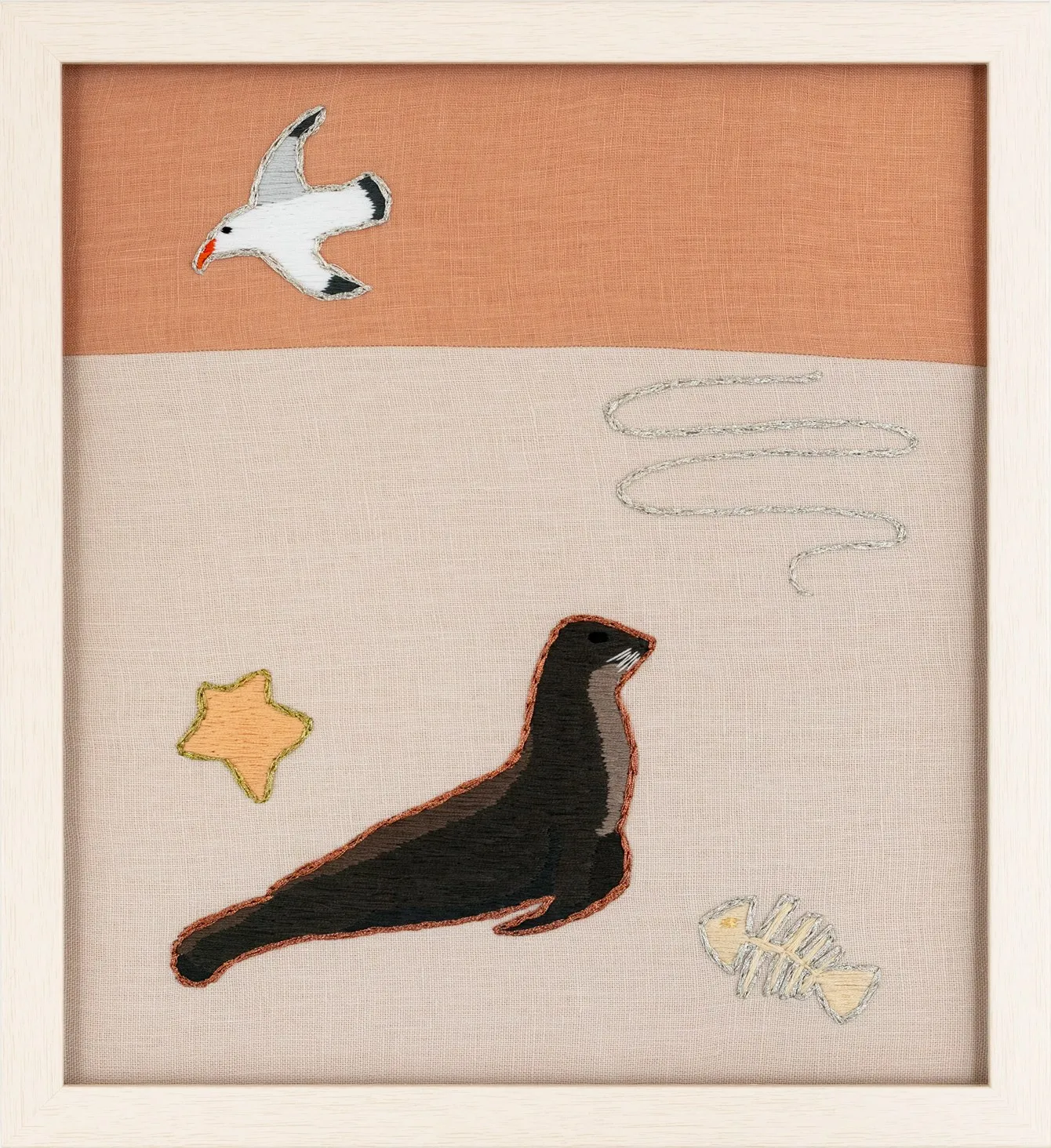 Erica van Zon, Sea Lion at Sandfly Bay, 2024