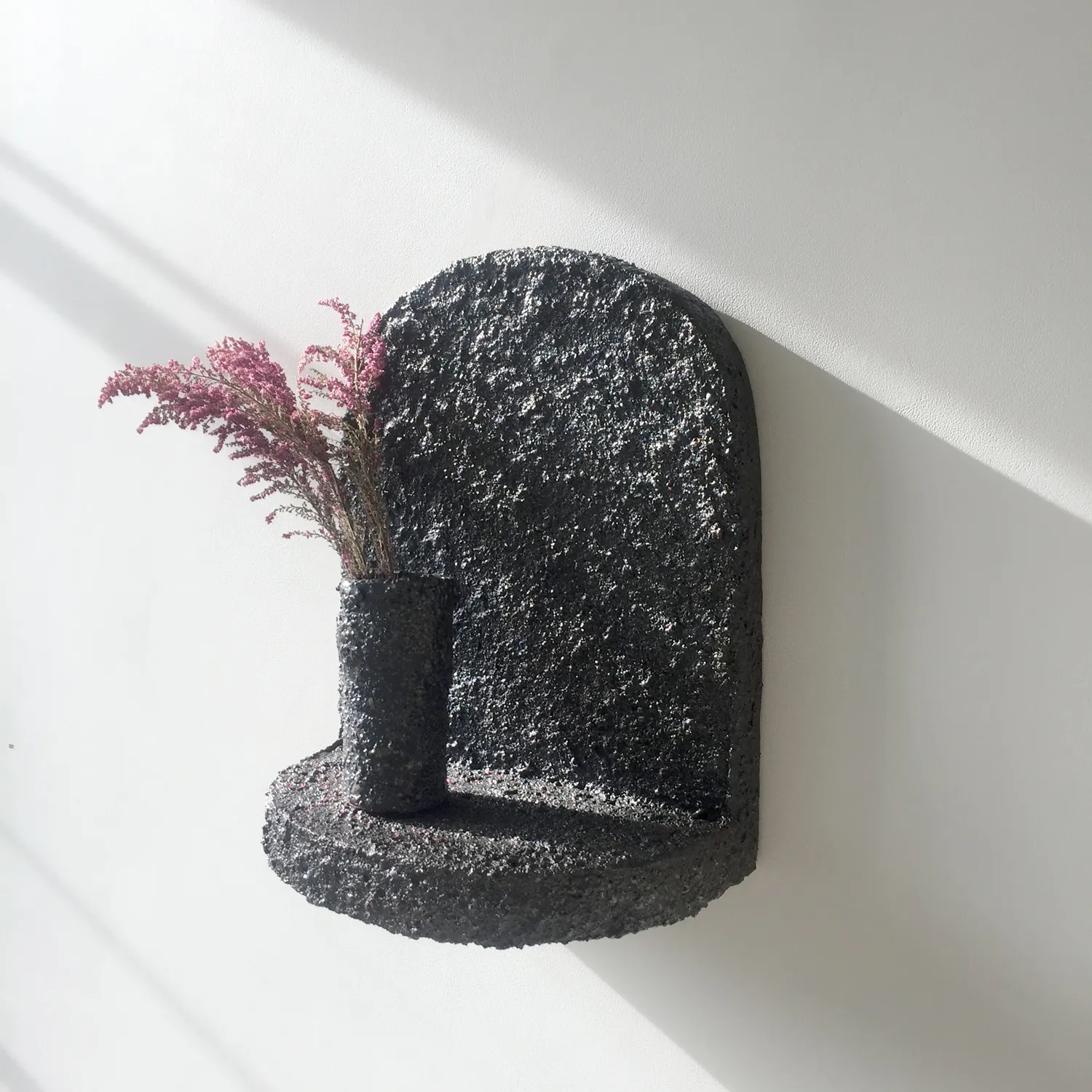 Jaime Jenkins, Stone Shelf with Stone Vase, 2020