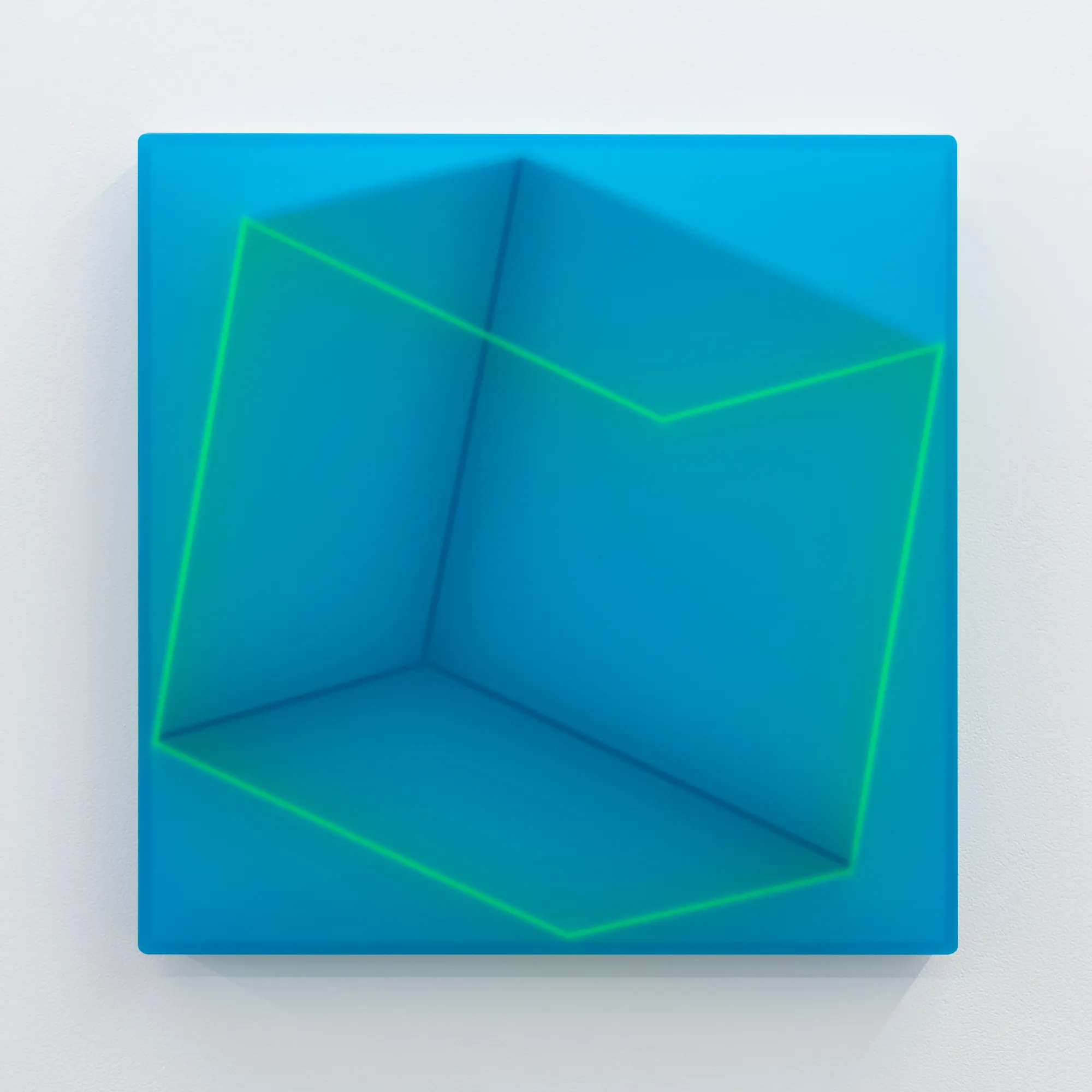 Kāryn Taylor, Blue Cube, 2023