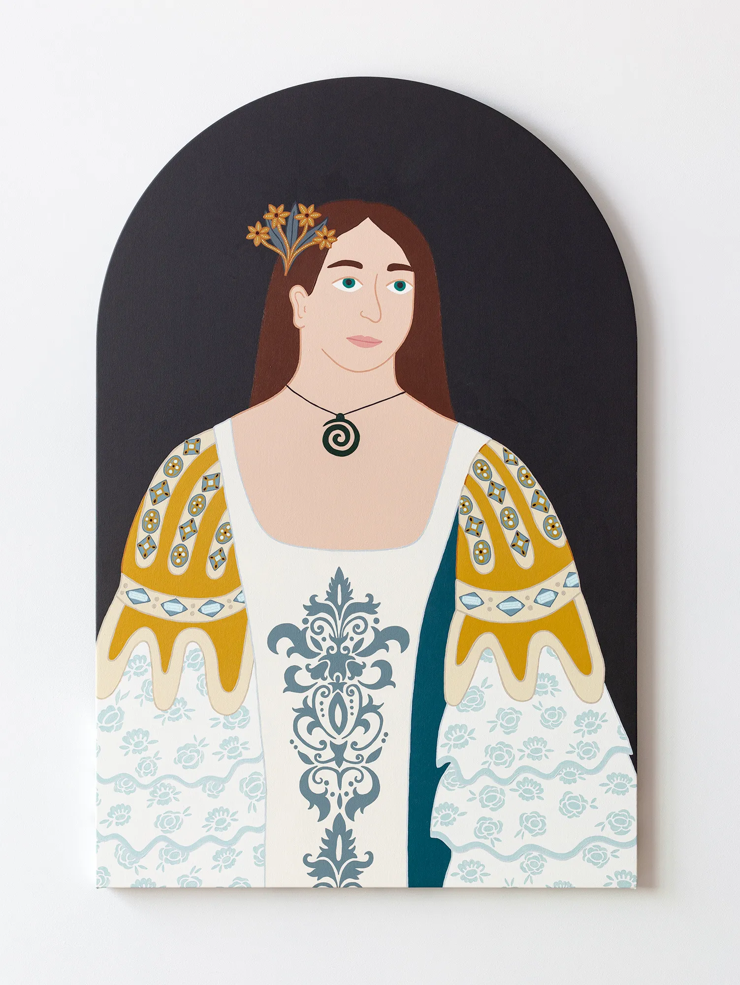 Ayesha Green, Self-portrait as Queen Charlotte (#3), 2025