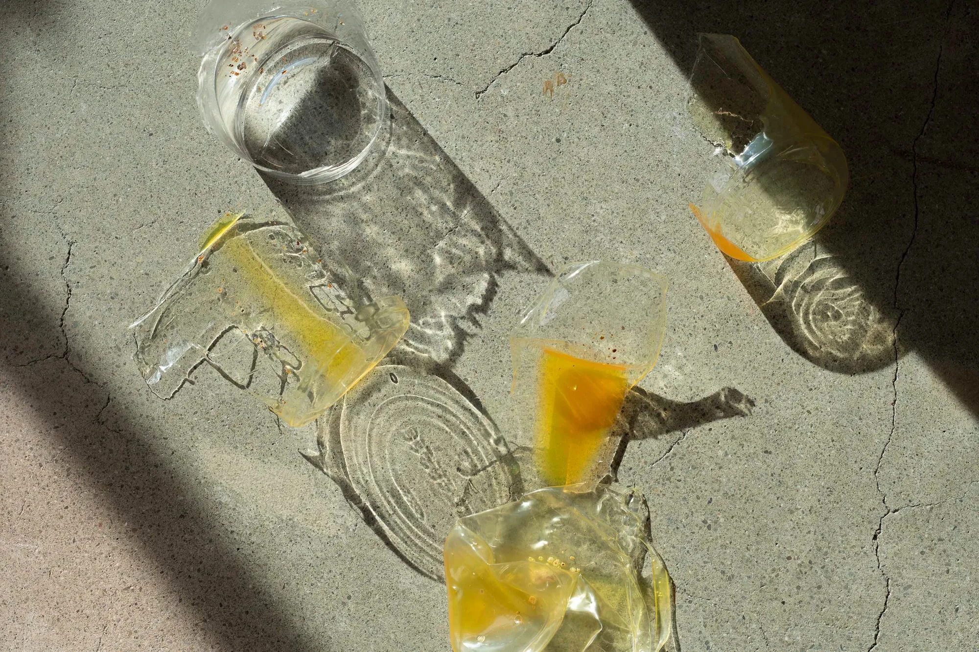 Caitlin Devoy, Art Waste (floor grouping) 1, 2025