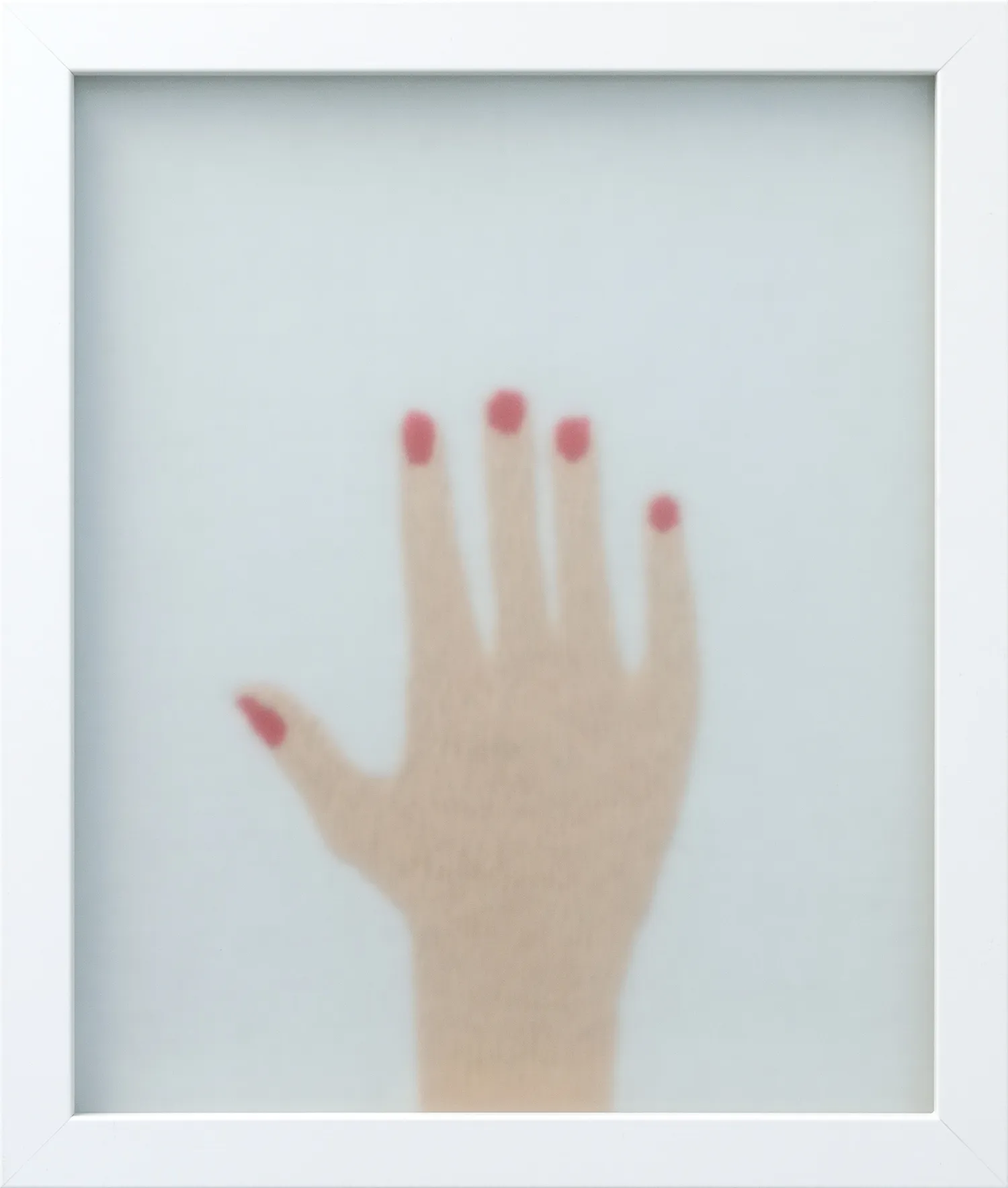 Erica van Zon , My hand in front of my face at the Szechenyi Baths Sauna, Budapest 2003, 2022