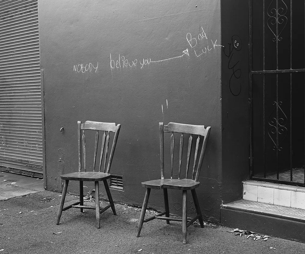 Harry Culy, Untitled (Nobody believe you, bad luck), 2019