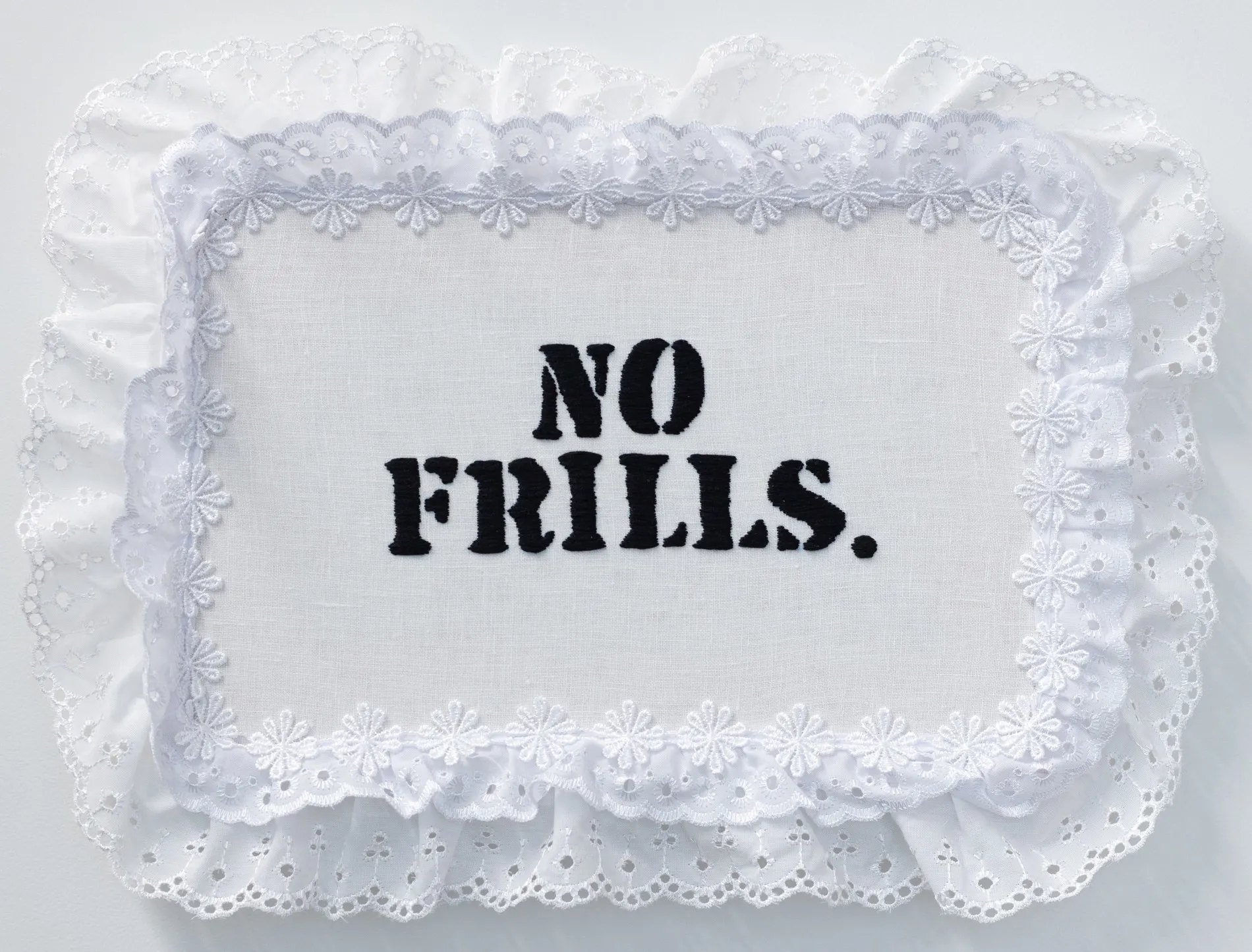 Erica van Zon, No Frills with Frills, 2025