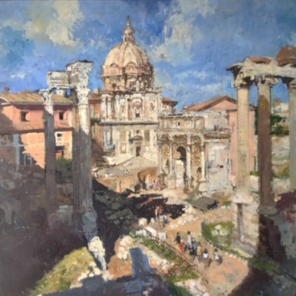 Peter Kuhfeld, The Forum, Rome: Afternoon