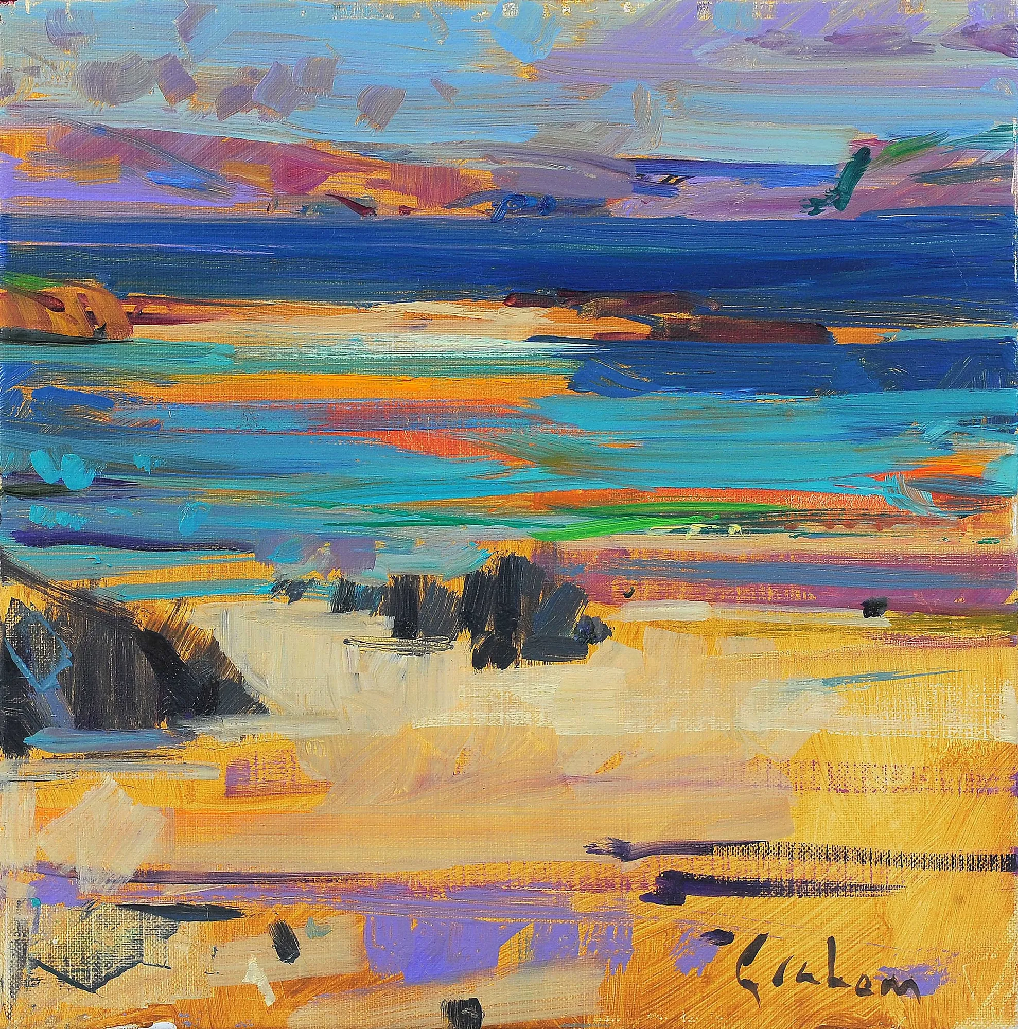 Peter Graham ROI RSW, Iona to Mull