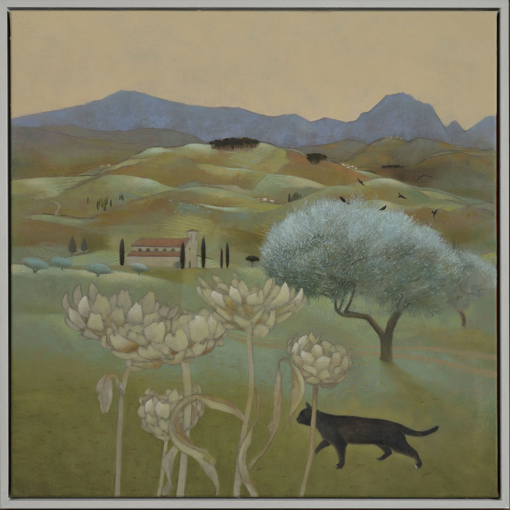 Tom Mabon, Ever darkening tints below the Apennines, 2020