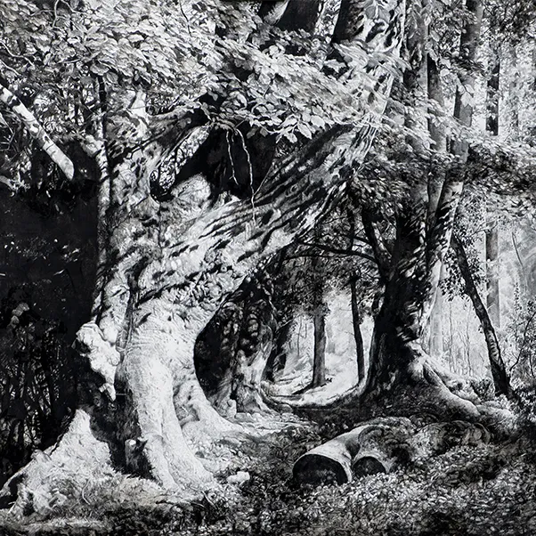 Rosie Sanders, Where sylvan shadows held a name, 2021