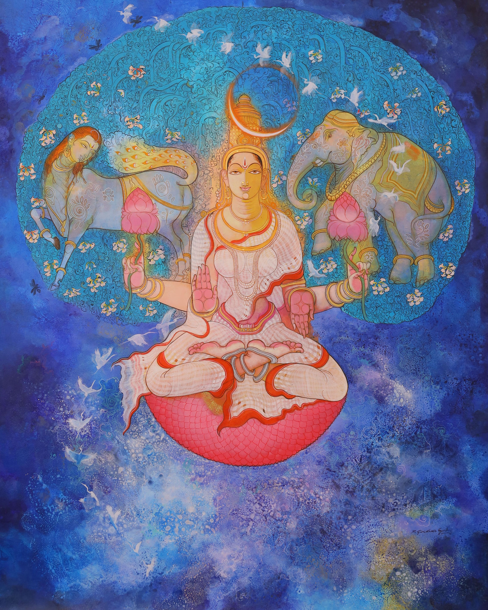 Rayana Giridhara Gowd, Chandra Sahodari Mahalakshmi