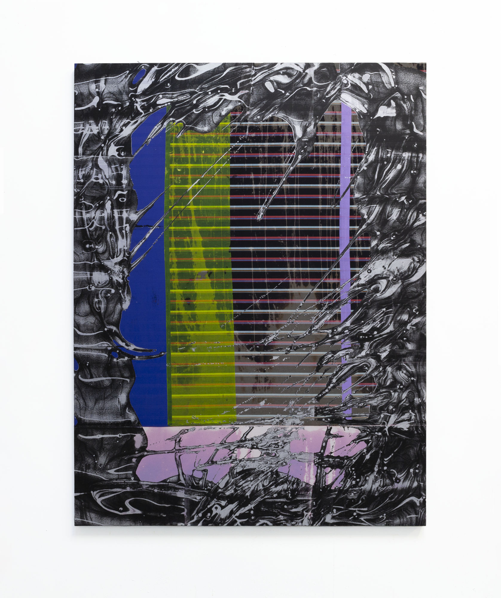 Pauline d'Andigné, Framed stripes, 2025