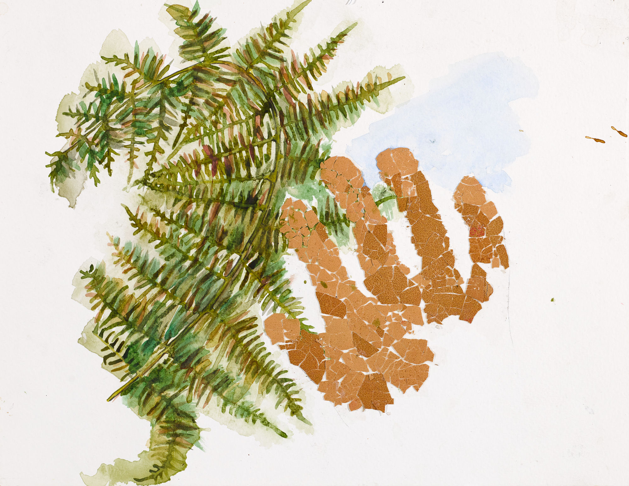 Ella de Burca, Wobble Wobble Wobble Fern , 2021