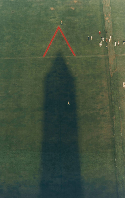 Lita Albuquerque, Washington Monument Project : The Red Pyramid, 1980/2023