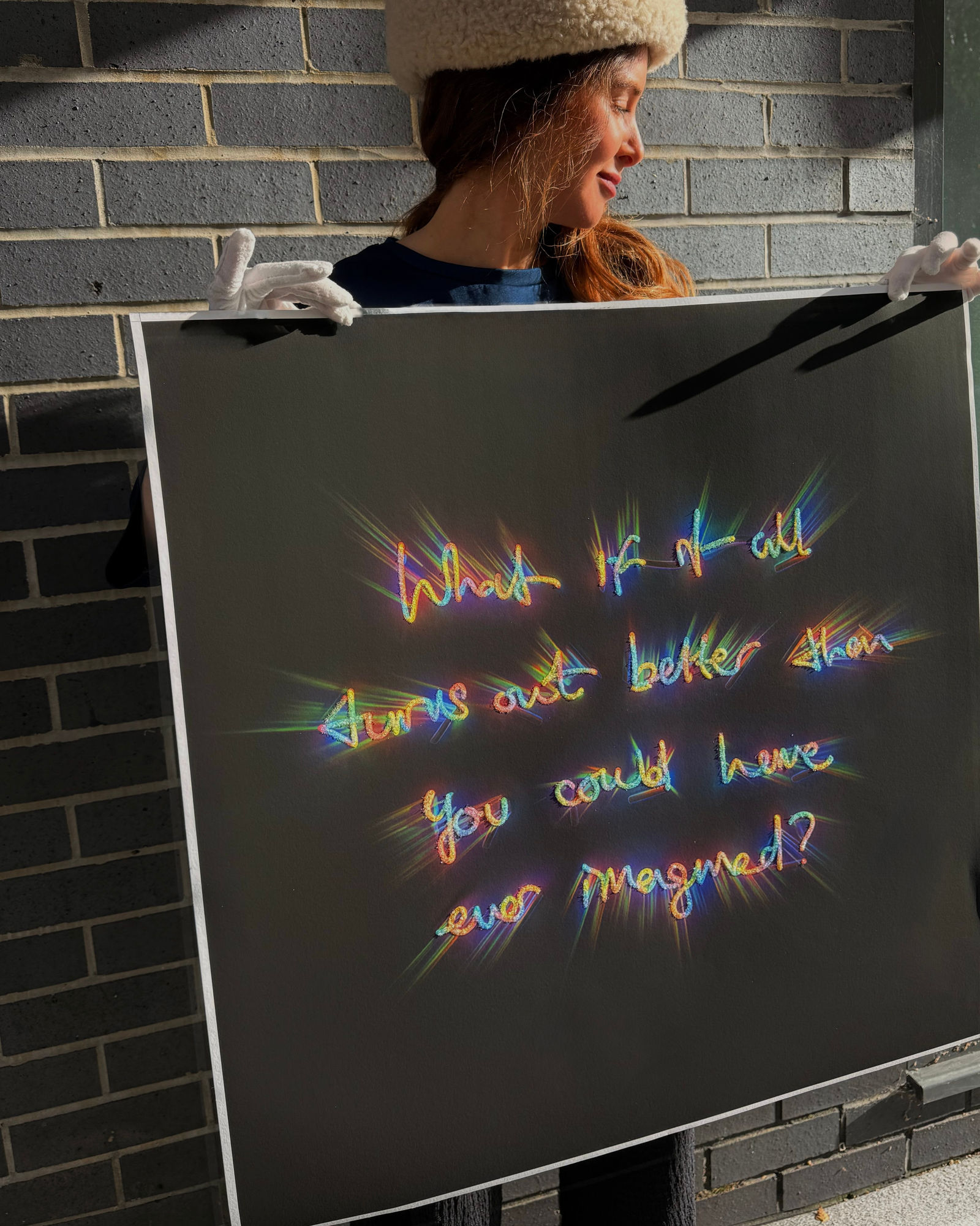 Lauren Baker, .What If... Rainbow (Diamond Dust). AP, 2025