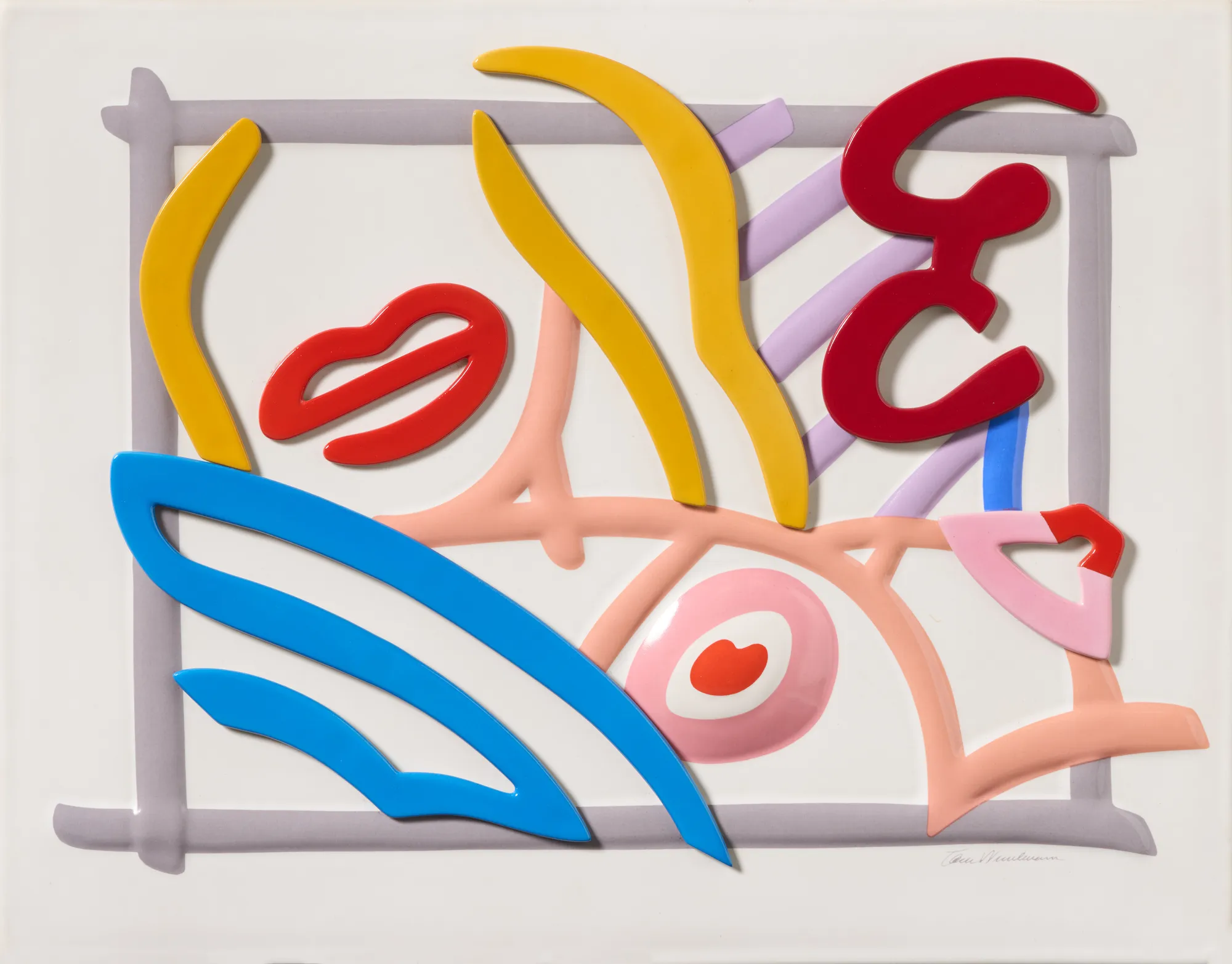 Tom Wesselmann, Bedroom Blonde. Porcelain, 1986