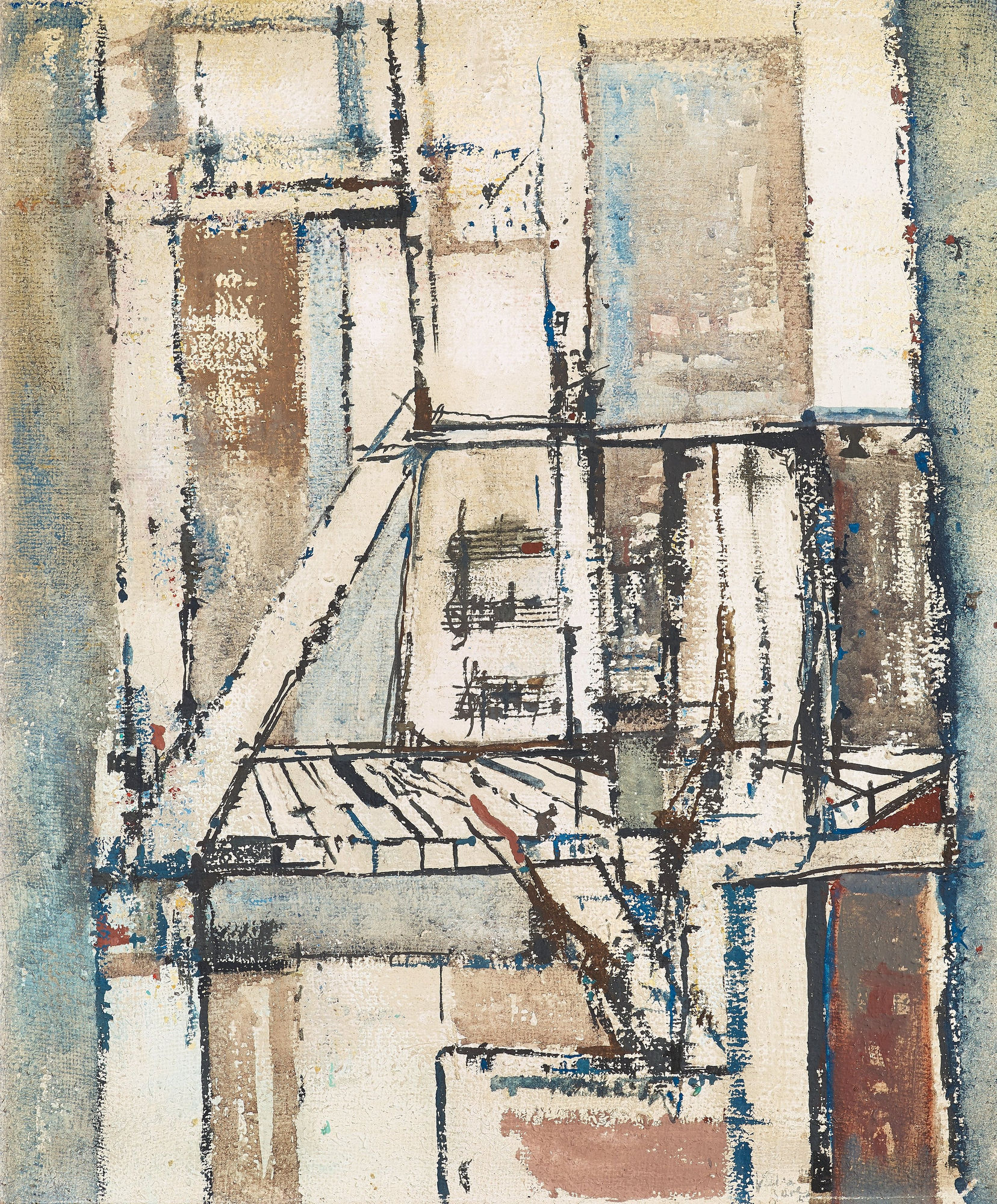 Maria Helena Vieira da Silva, Le Piano, 1950