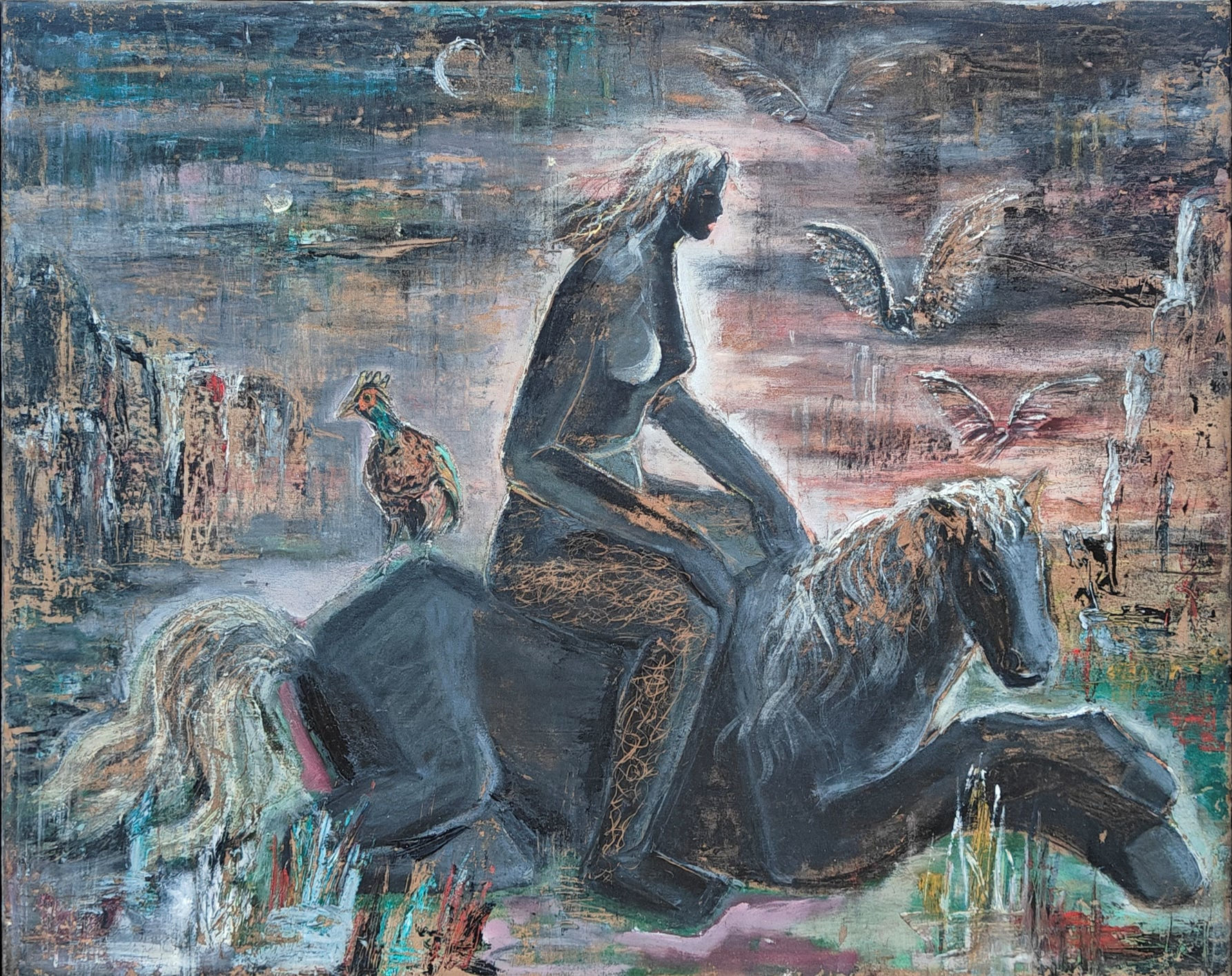 Juanita Guccione, Stubborn Horse II, c. 1952