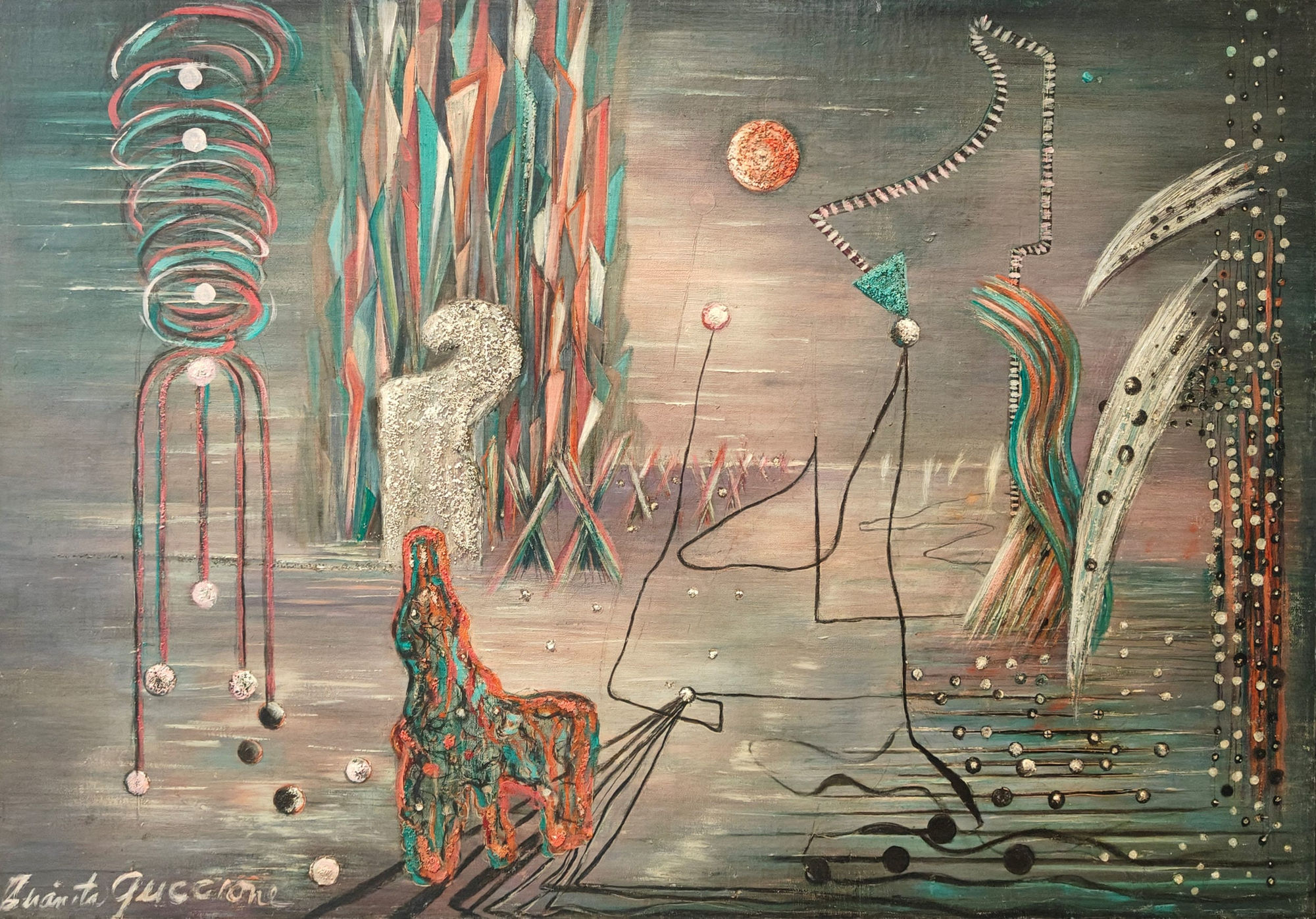 Juanita Guccione, Plateau, circa 1946