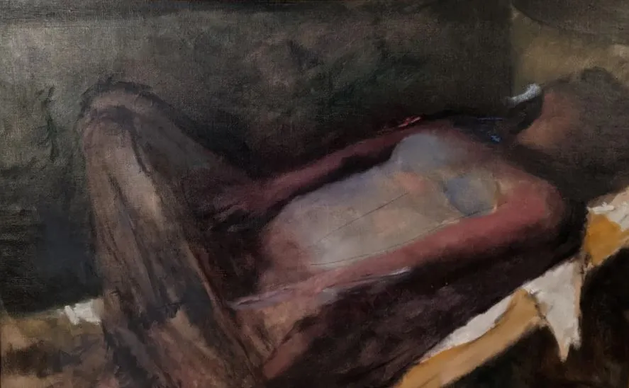 Mercedes Matter, Reclining Nude Self-Portrait, circa 1938