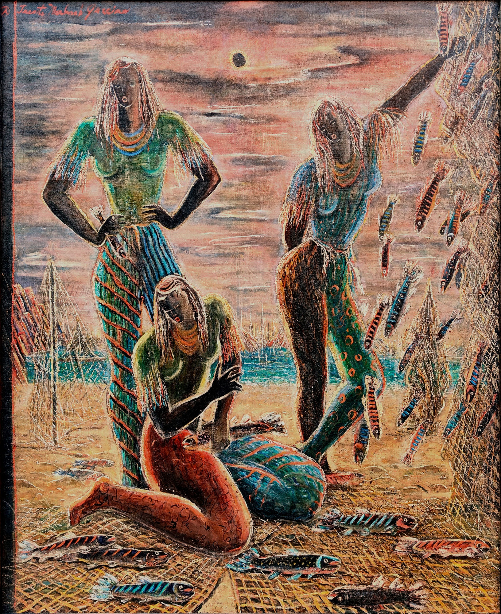 Juanita Guccione, A Good Catch, c. 1947