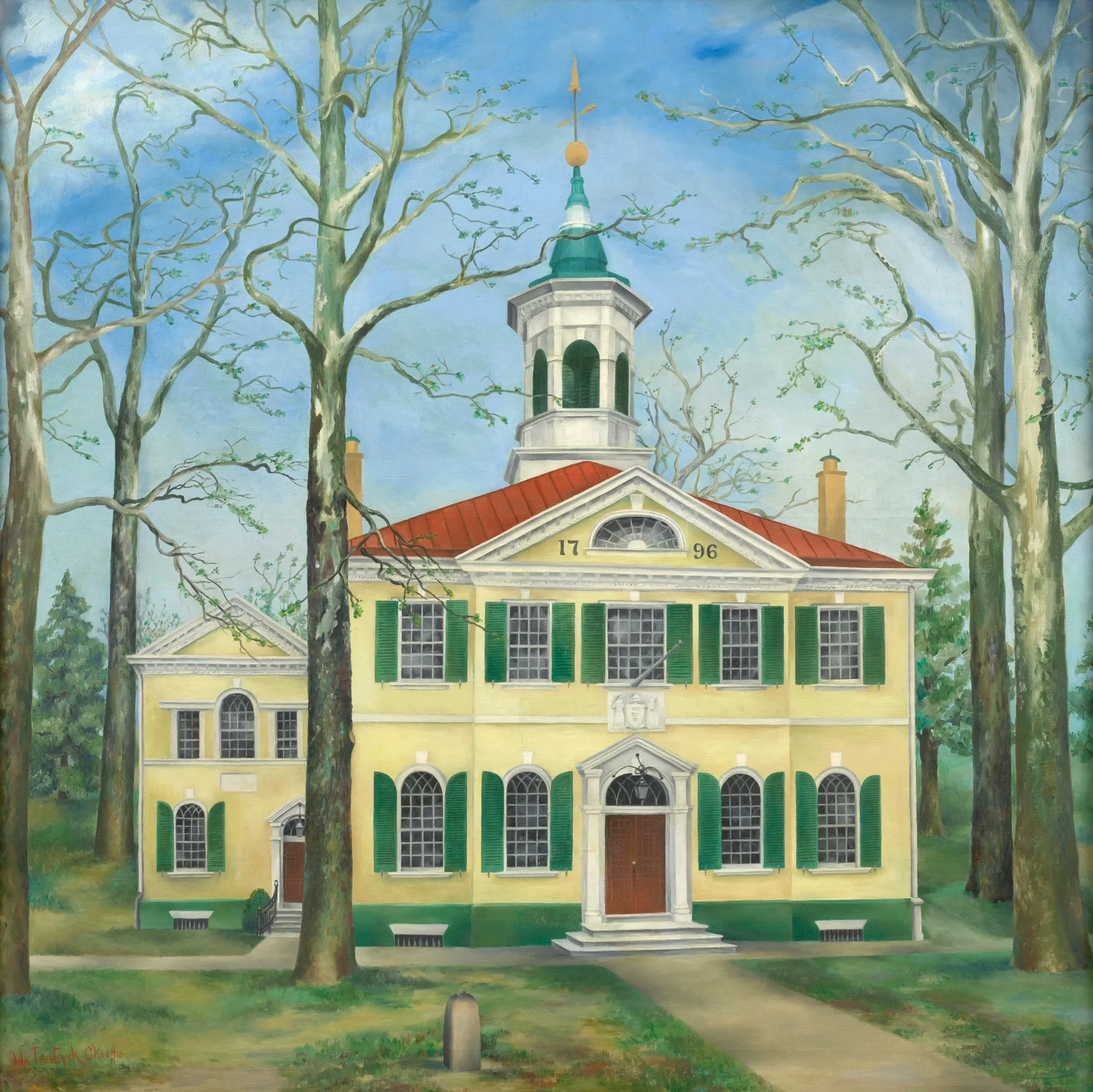 Ida Ten Eyck O'Keeffe, The County Seat, 1941