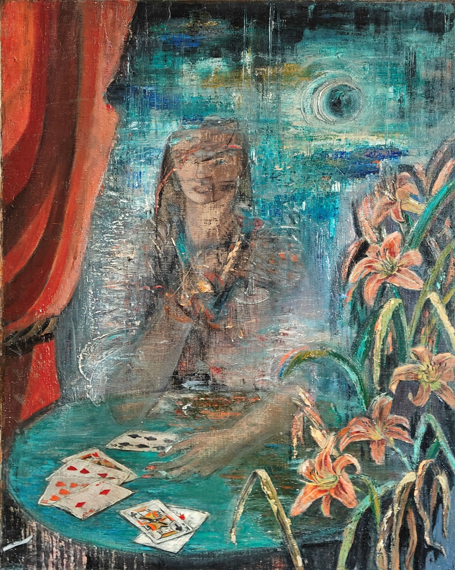 Juanita Guccione, The Dealer, c. 1945
