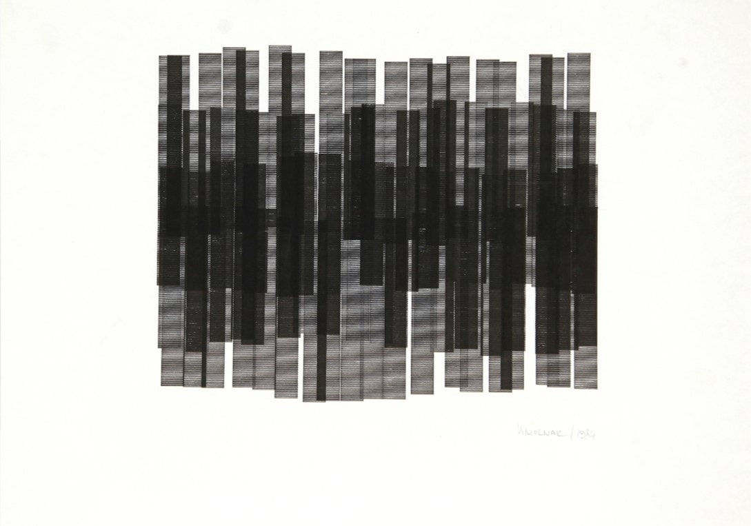 Vera Molnár, Noir & Blanc, 1986