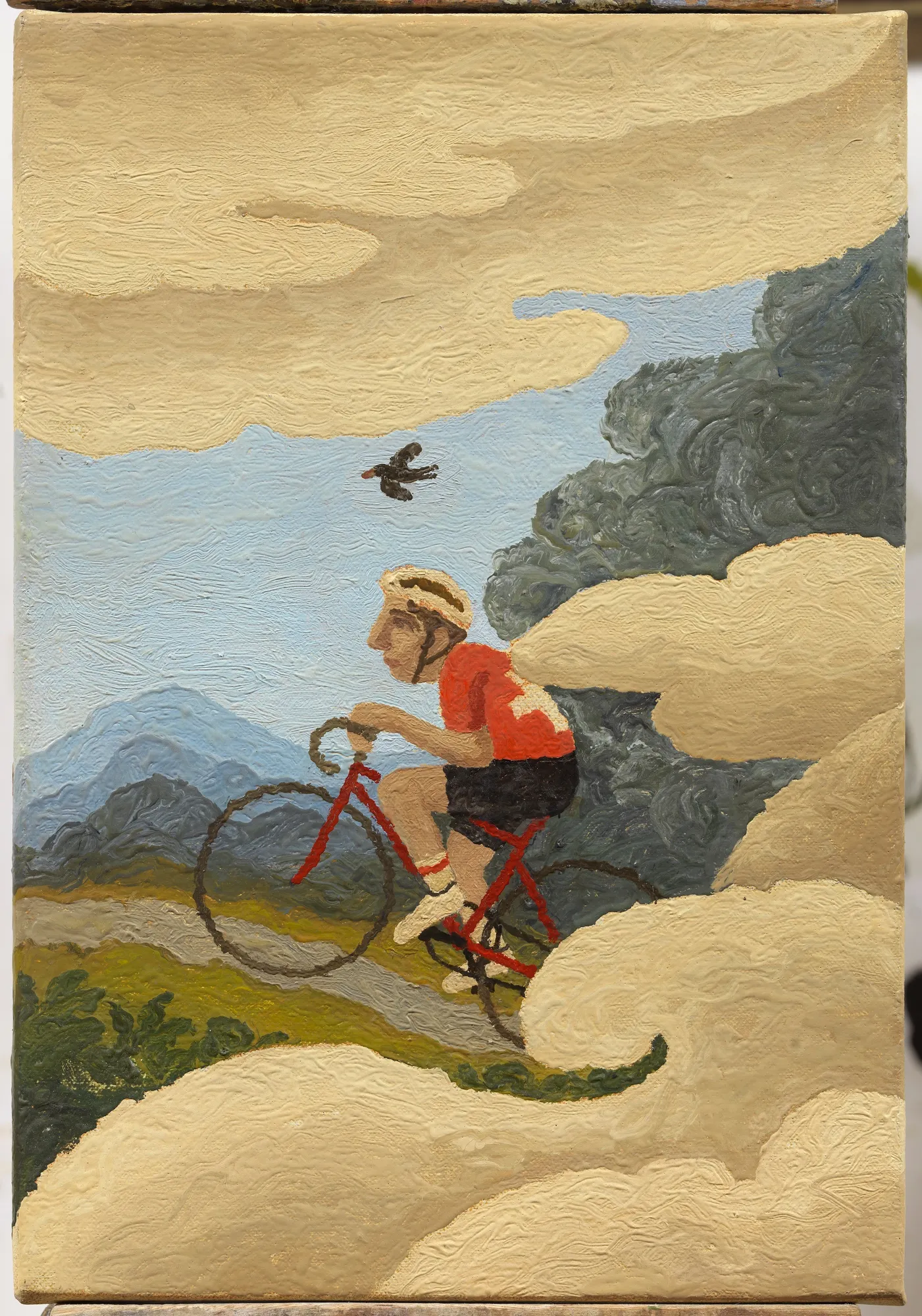 Ramiro Fernandez Saus, Cycling Through The Clouds, 2023