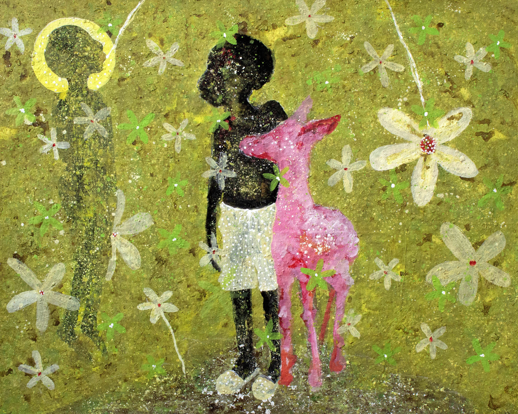 Alhassane Konté (Lass), La biche rose, 2021