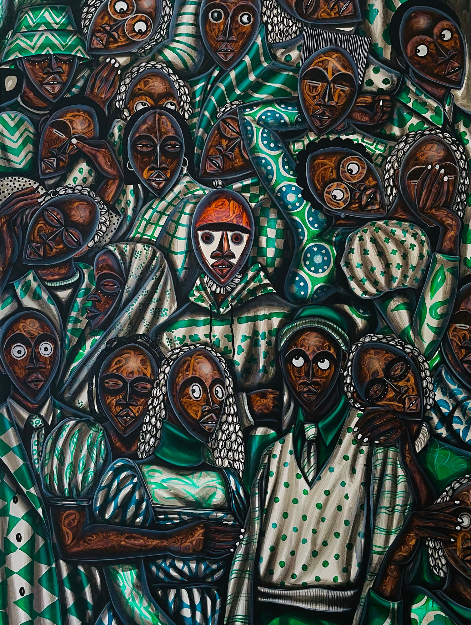 Obou Gbais, Famille Verte, 2022