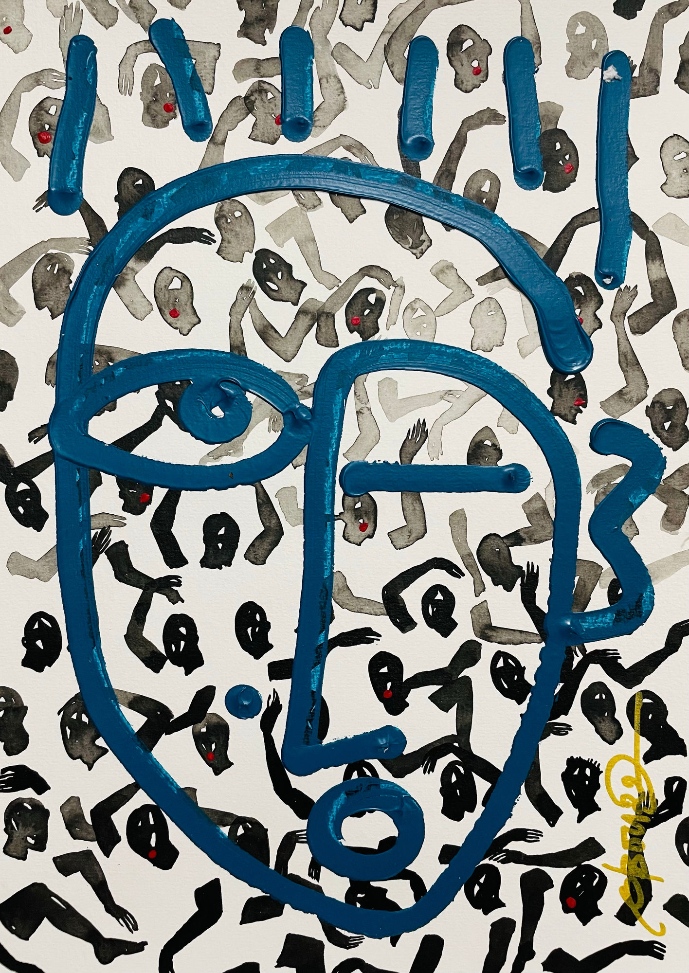 Obou Gbais, Konga ligne foule #8, 2022