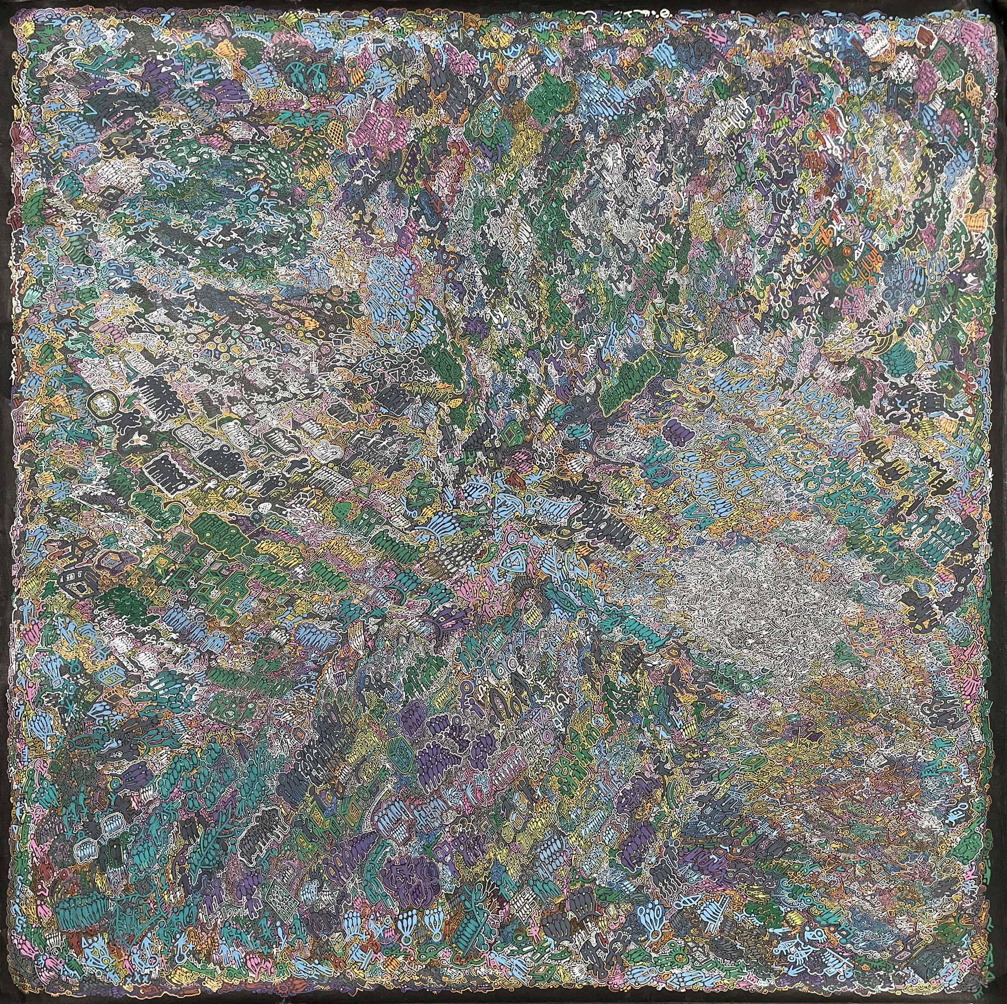 Yan Garnier, Mètre carré de sentiments grégaires, 2022