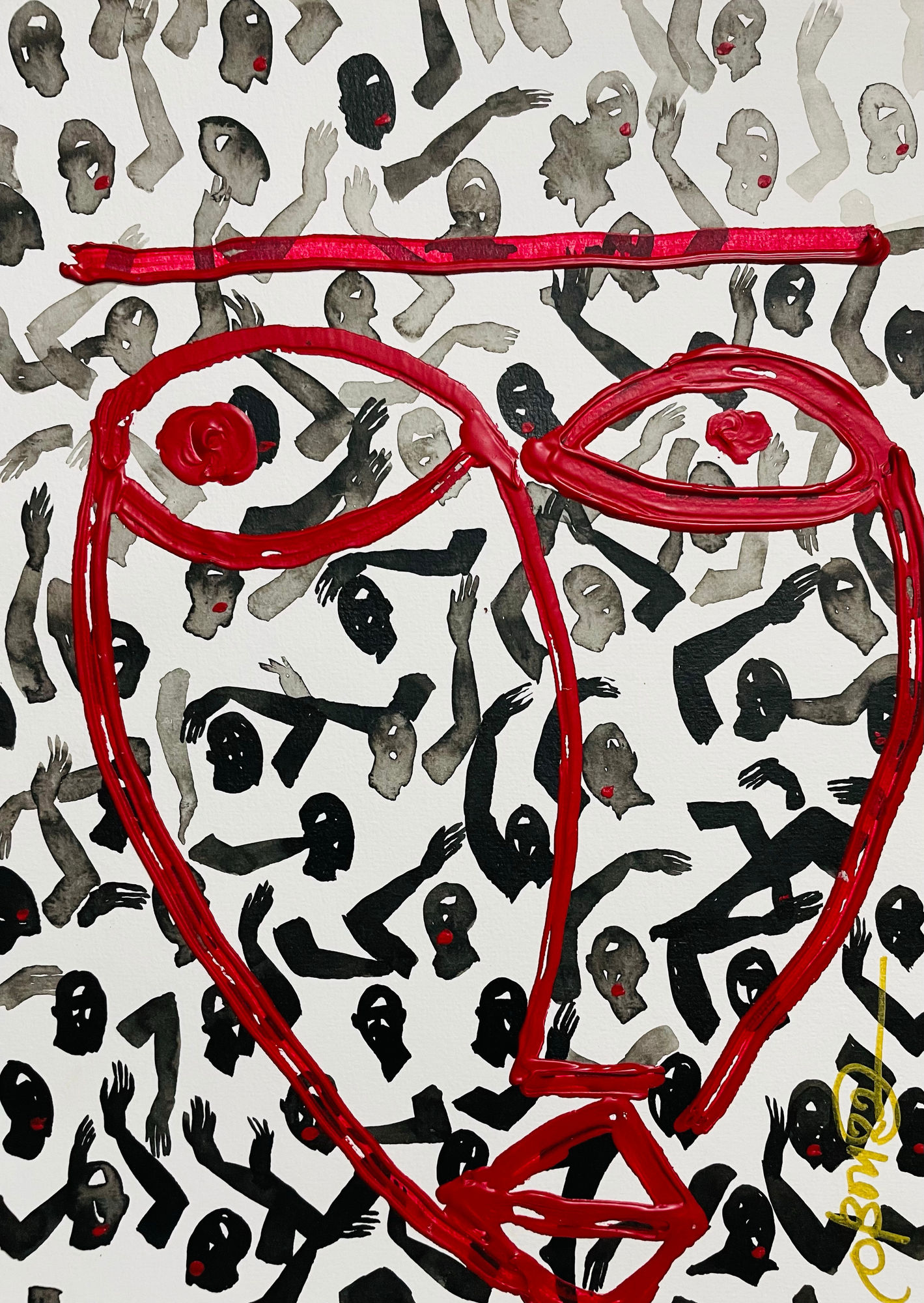 Obou Gbais, Konga ligne foule #6, 2022