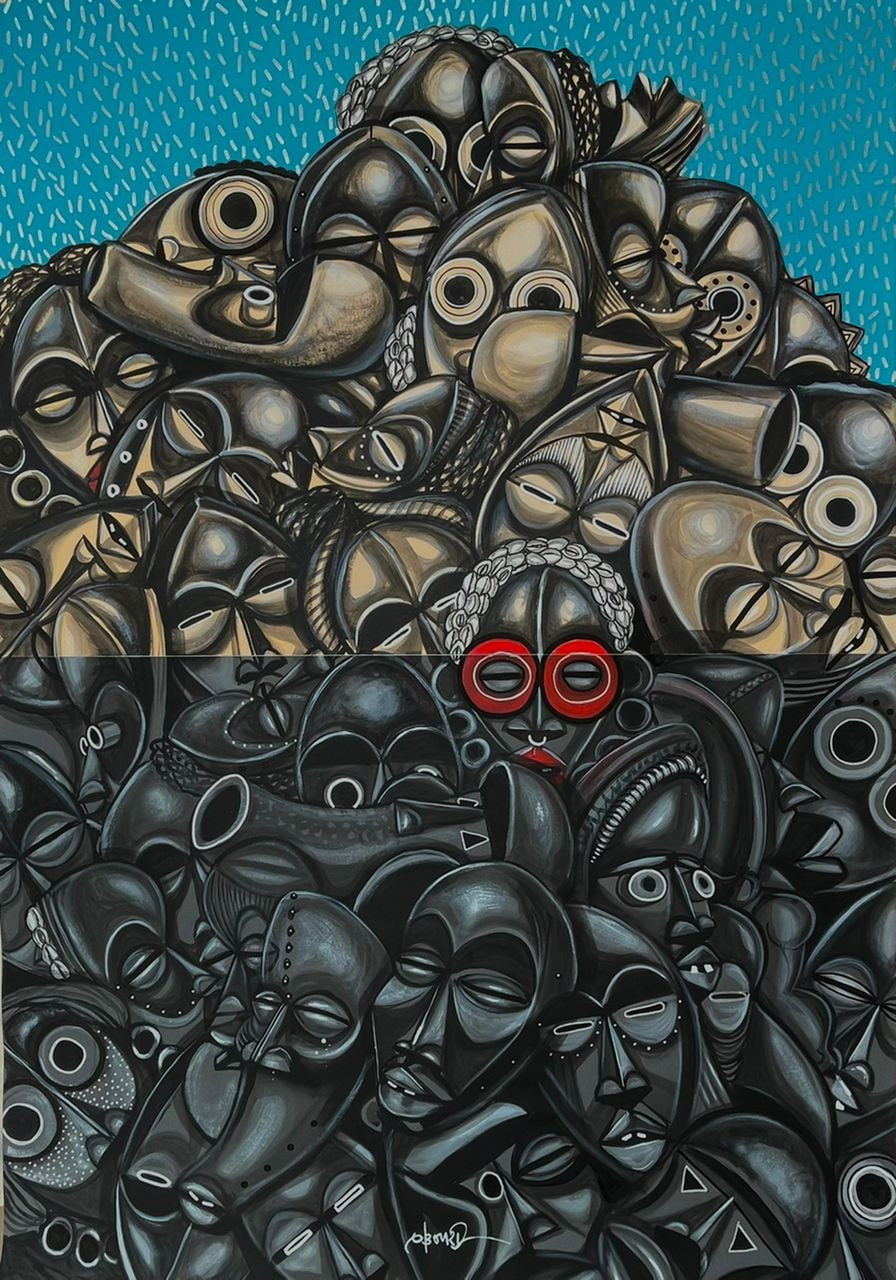 Obou Gbais, Restitution Dan #1, 2021