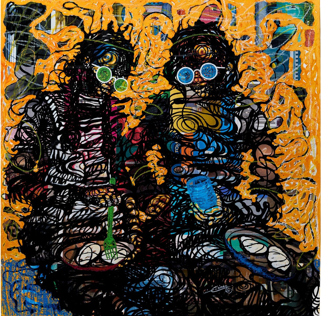 Cedric Tchinan, Le diner 2, 2021