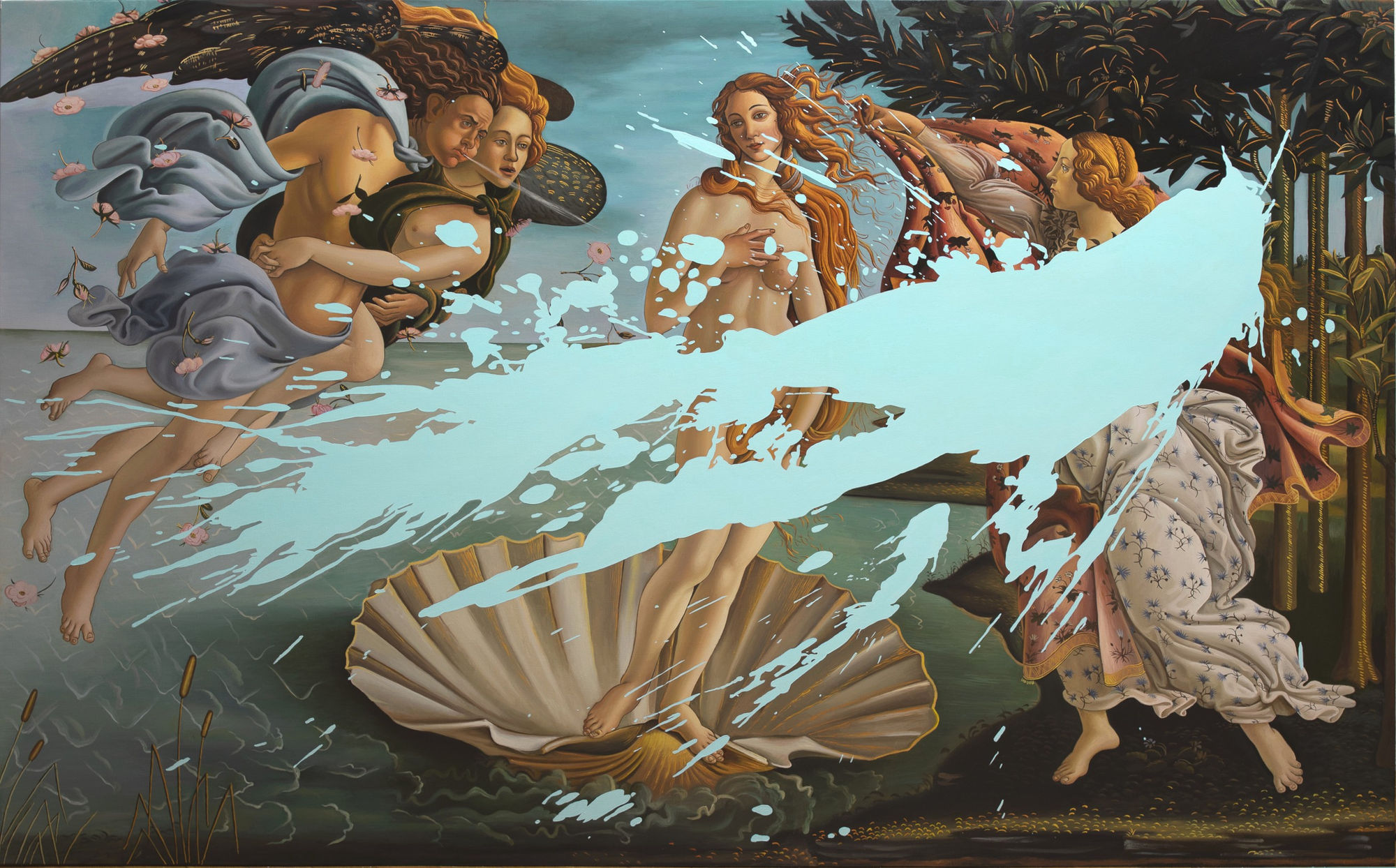 Lino Lago, Crash (Botticelli), 2024