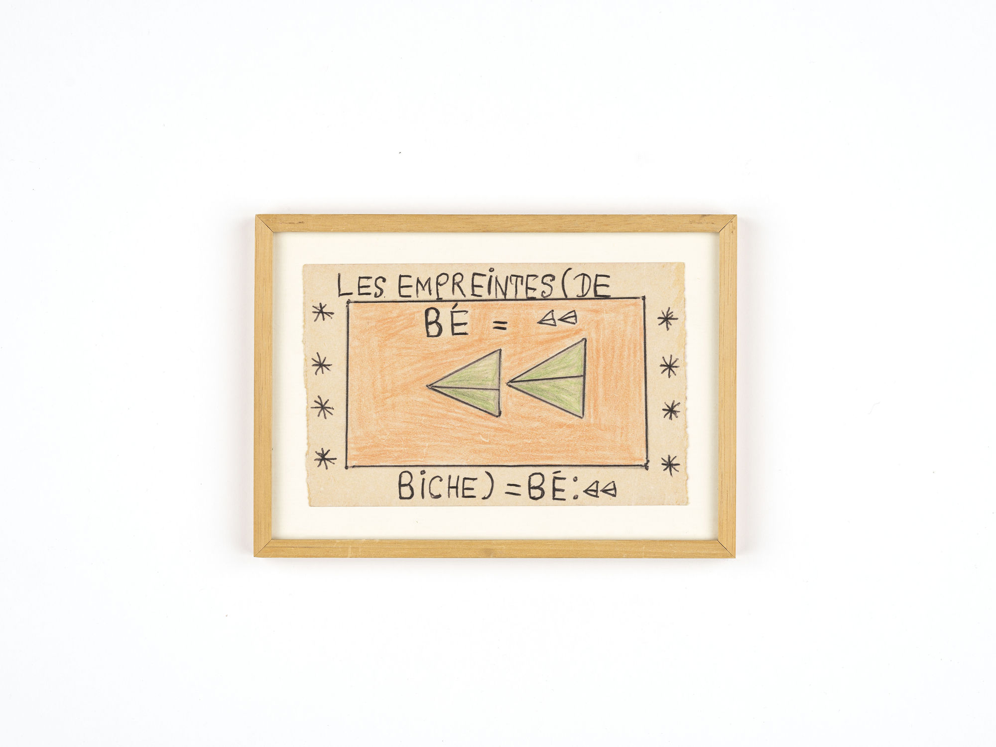 Frédéric Bruly Bouabré, Les empreintes (de biche) = Bé , 1989