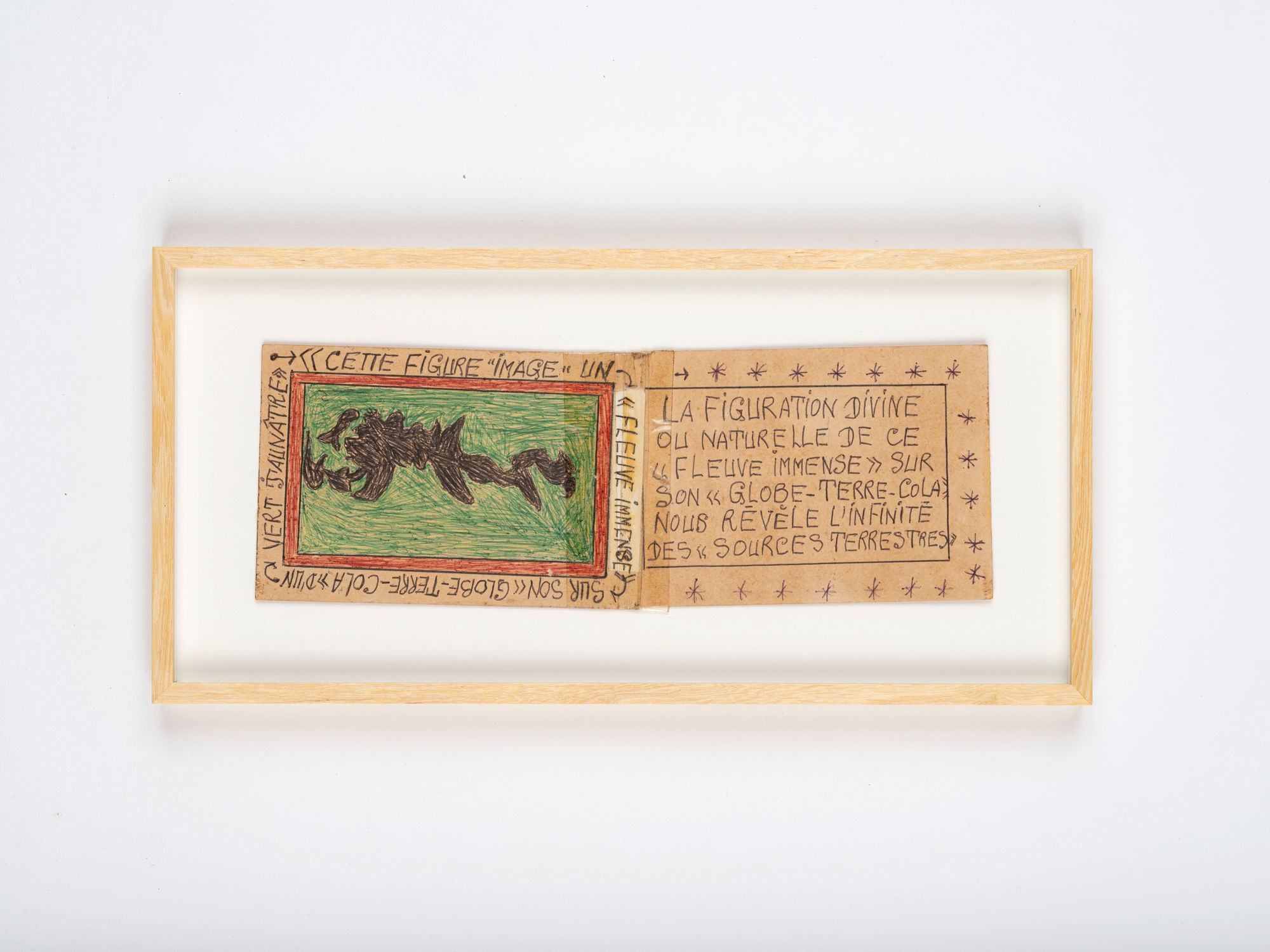 Frédéric Bruly Bouabré, Cette figue "image" un fleuve immense, 1989