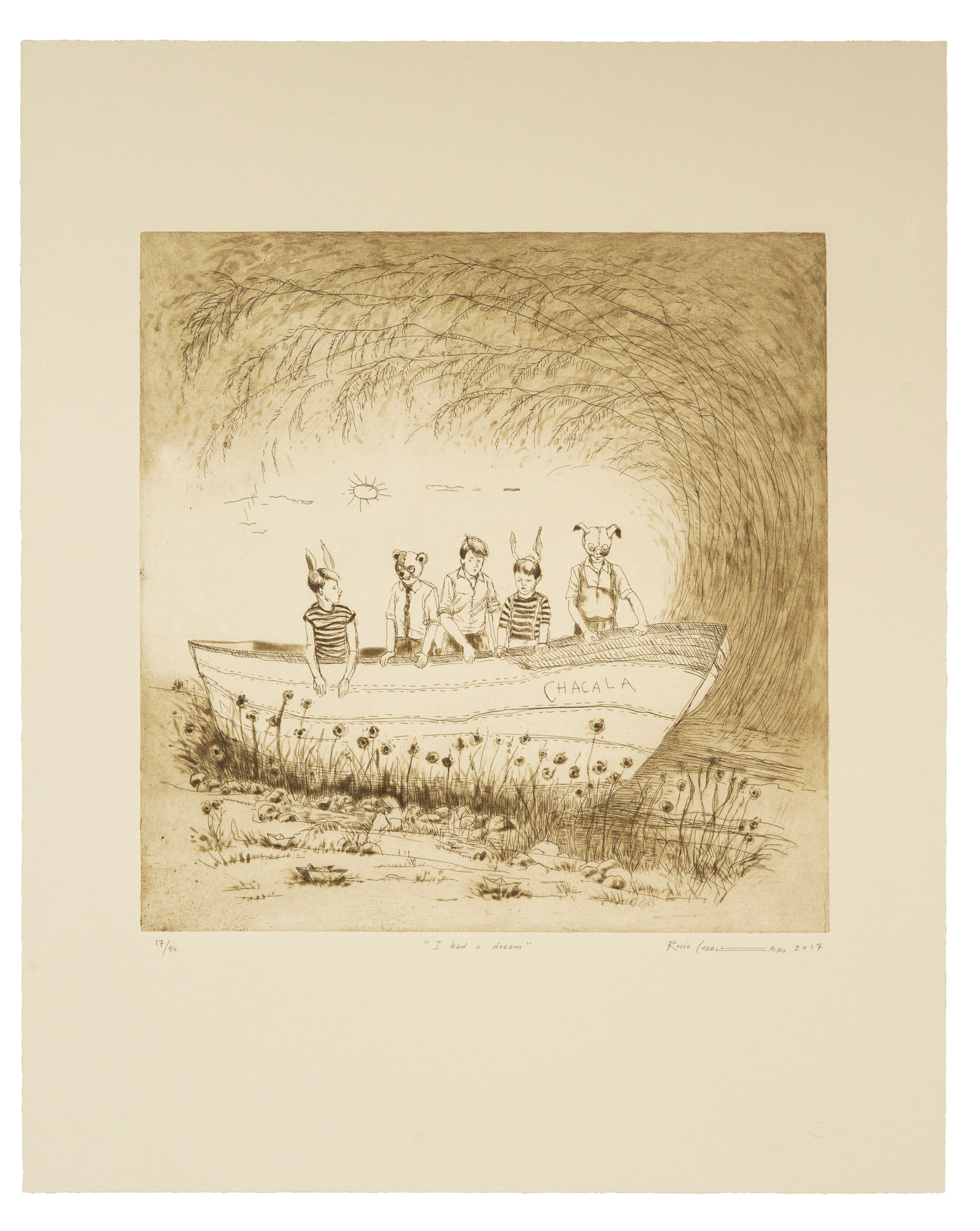 Rocío Caballero, "I had a dream", 2017