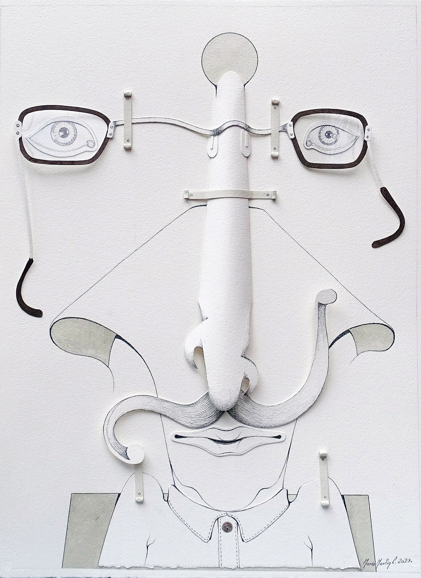 Mario Martín del Campo, "Te veo el mostacho", 2023