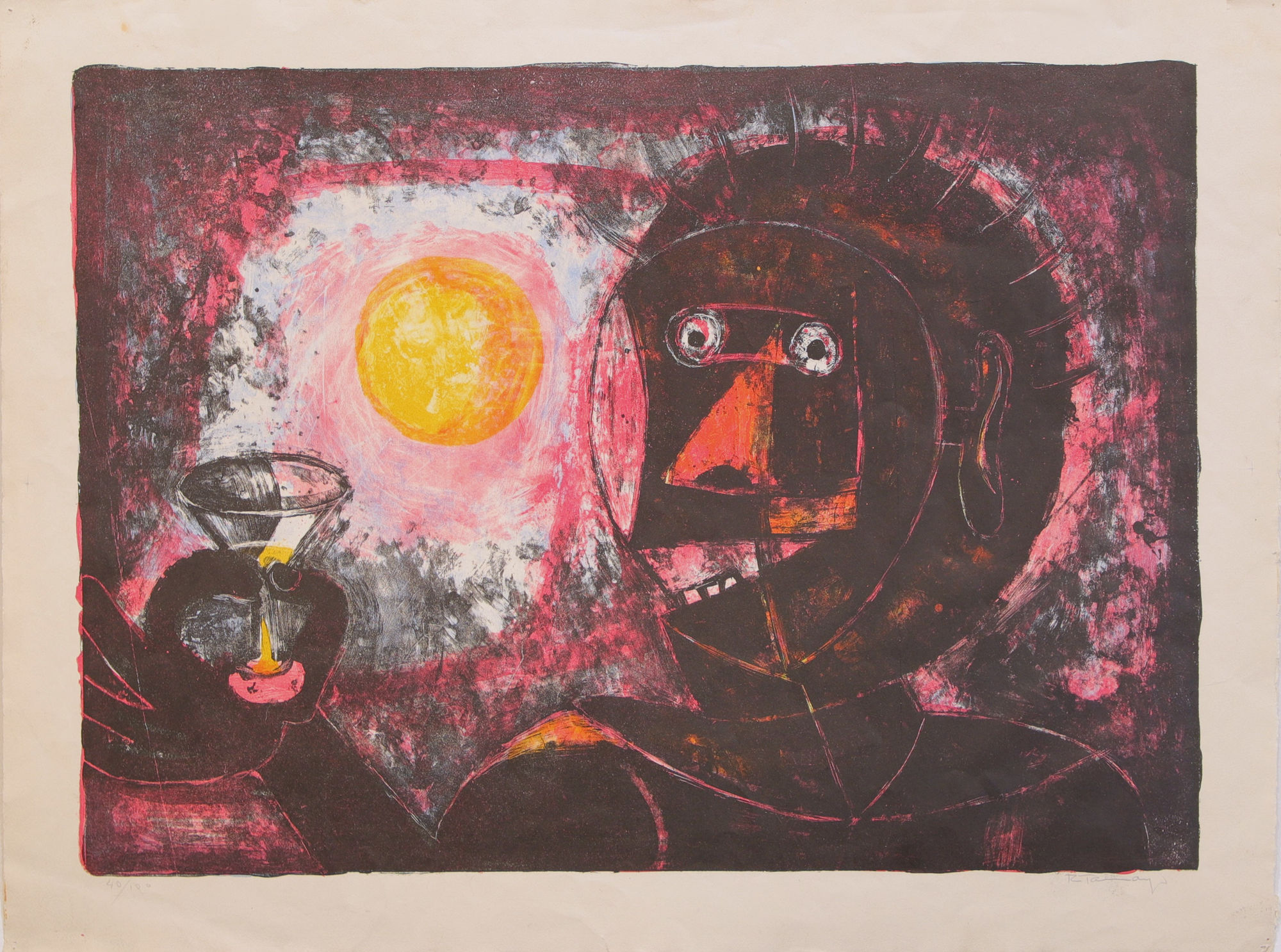 Rufino Tamayo, "El brindis", 1957