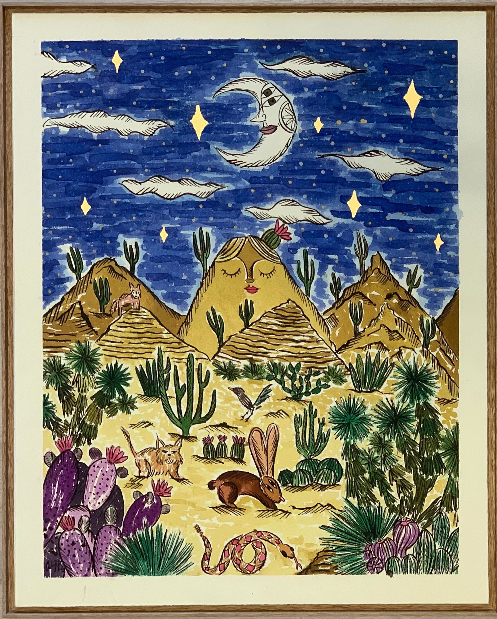 Ale RB, "Pachamama en el desierto del norte", 2025