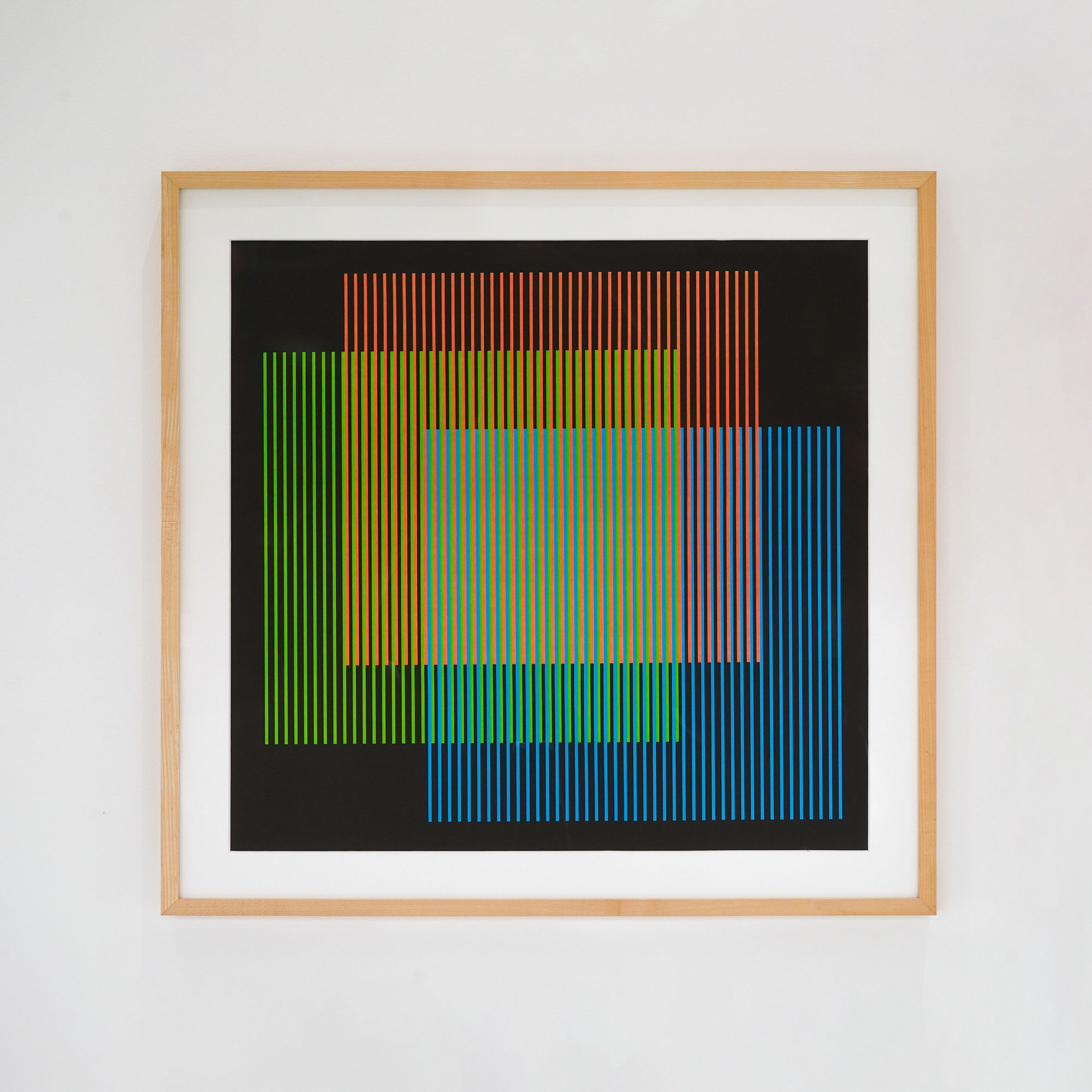 Carlos Cruz-Diez, Addition Chromatique RGB Serie Semana Lunes, 2013