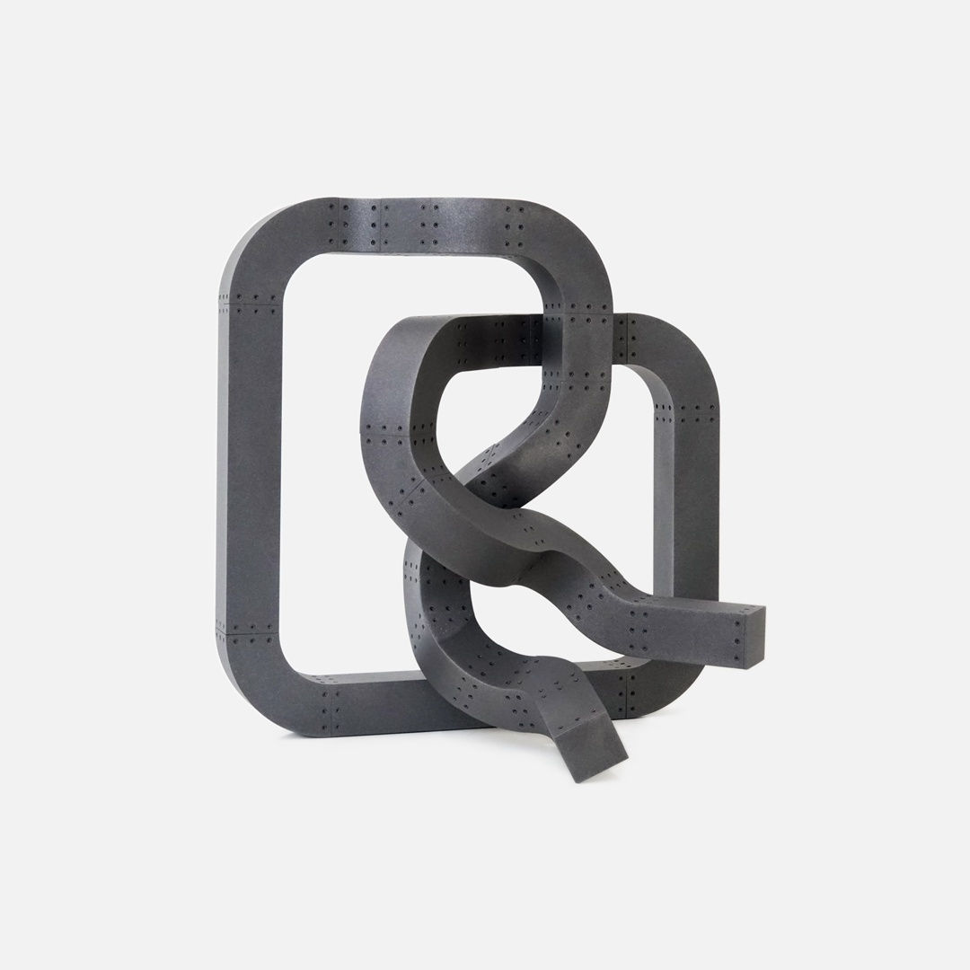 Alberto Cavalieri, Stand Frame 2 Alum Graphite , 2014