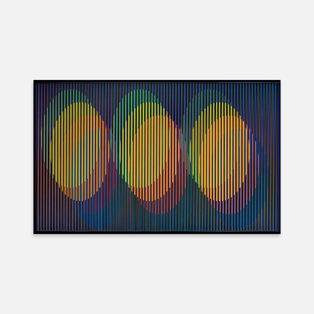 Carlos Cruz-Diez, Cromointerferencia Espacial 3, 2015